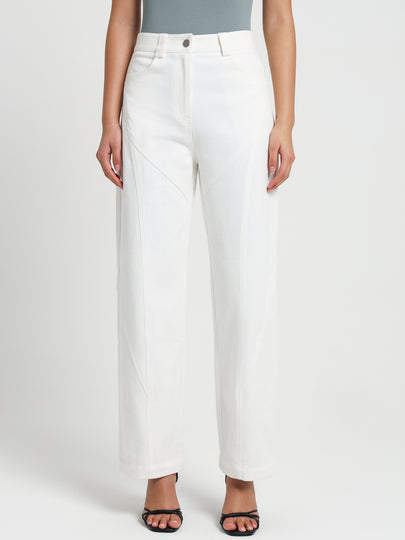 Leon Pants in Off White