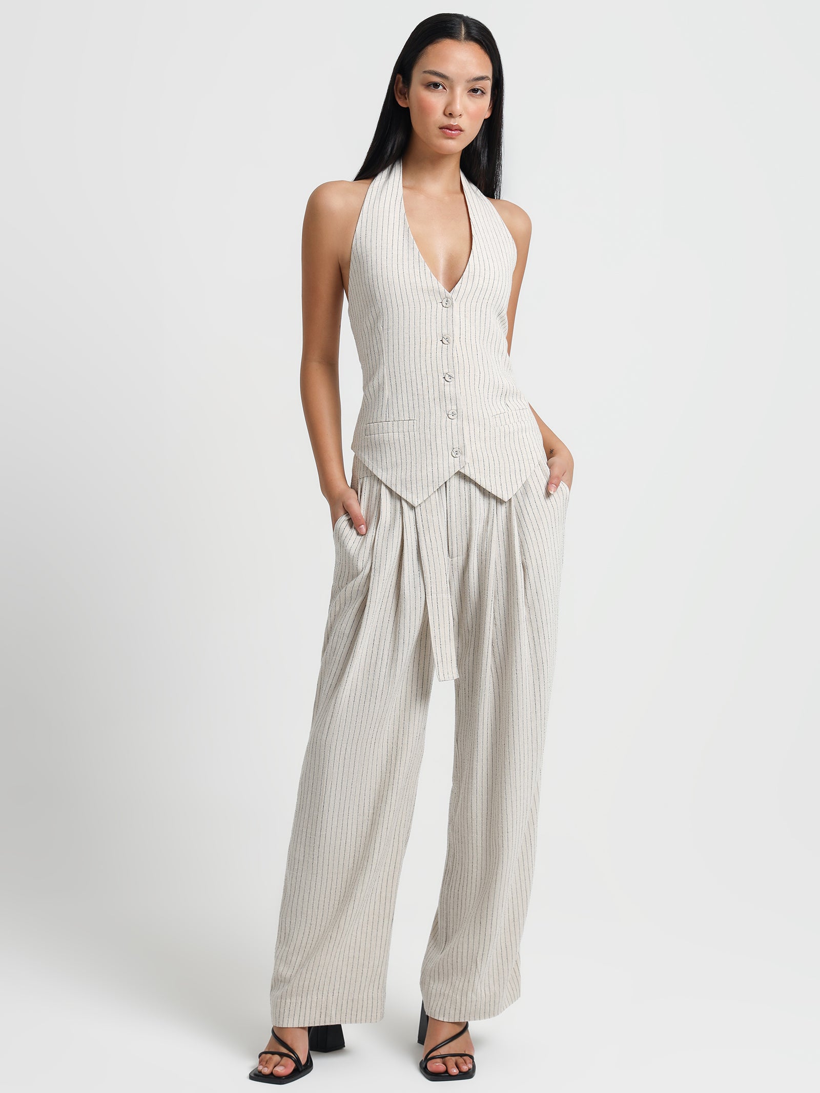 Onelle Pants in Pinstripe