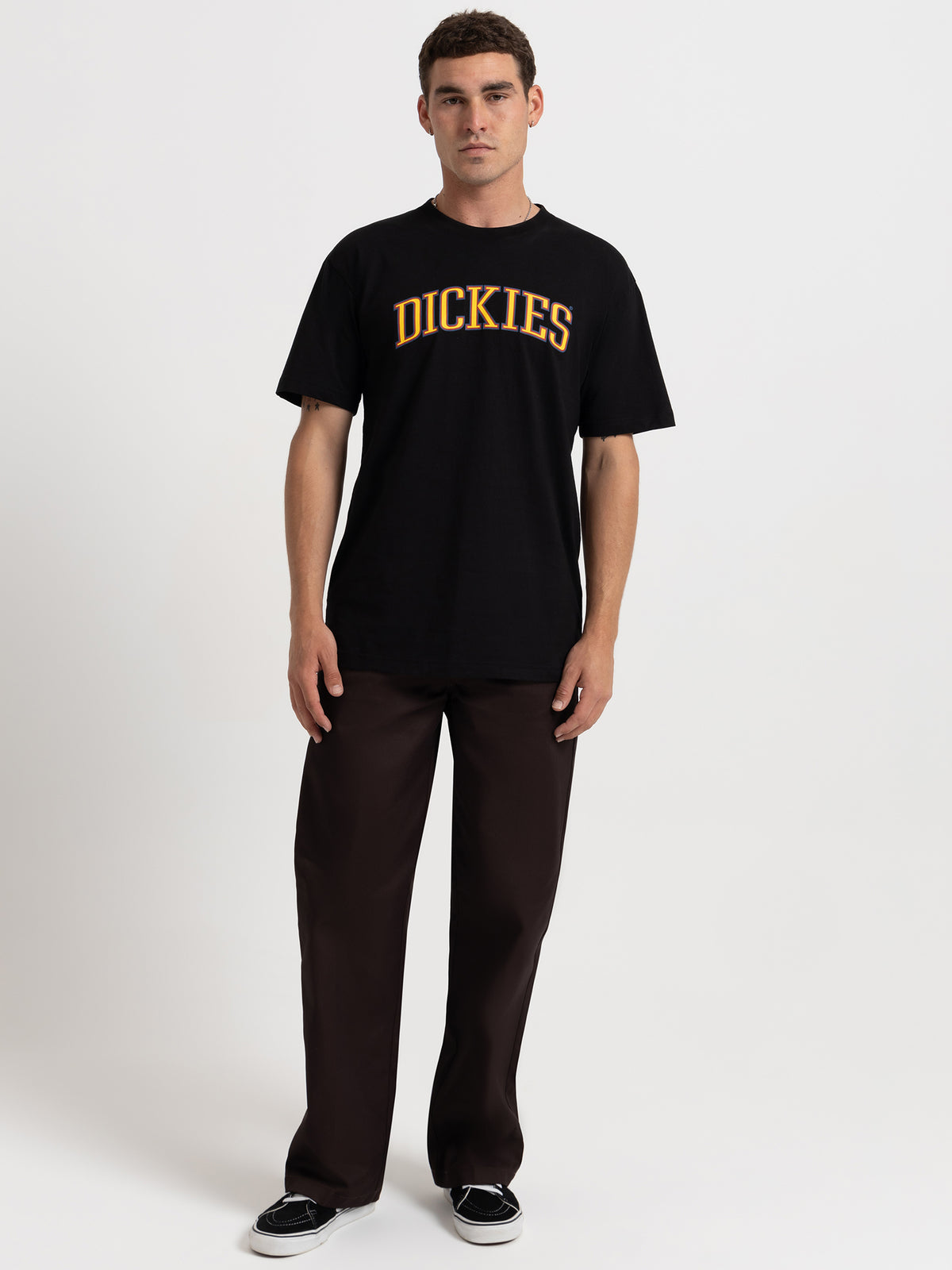 Dickies Super Baggy Loose Fit Pants in Brown | Brown