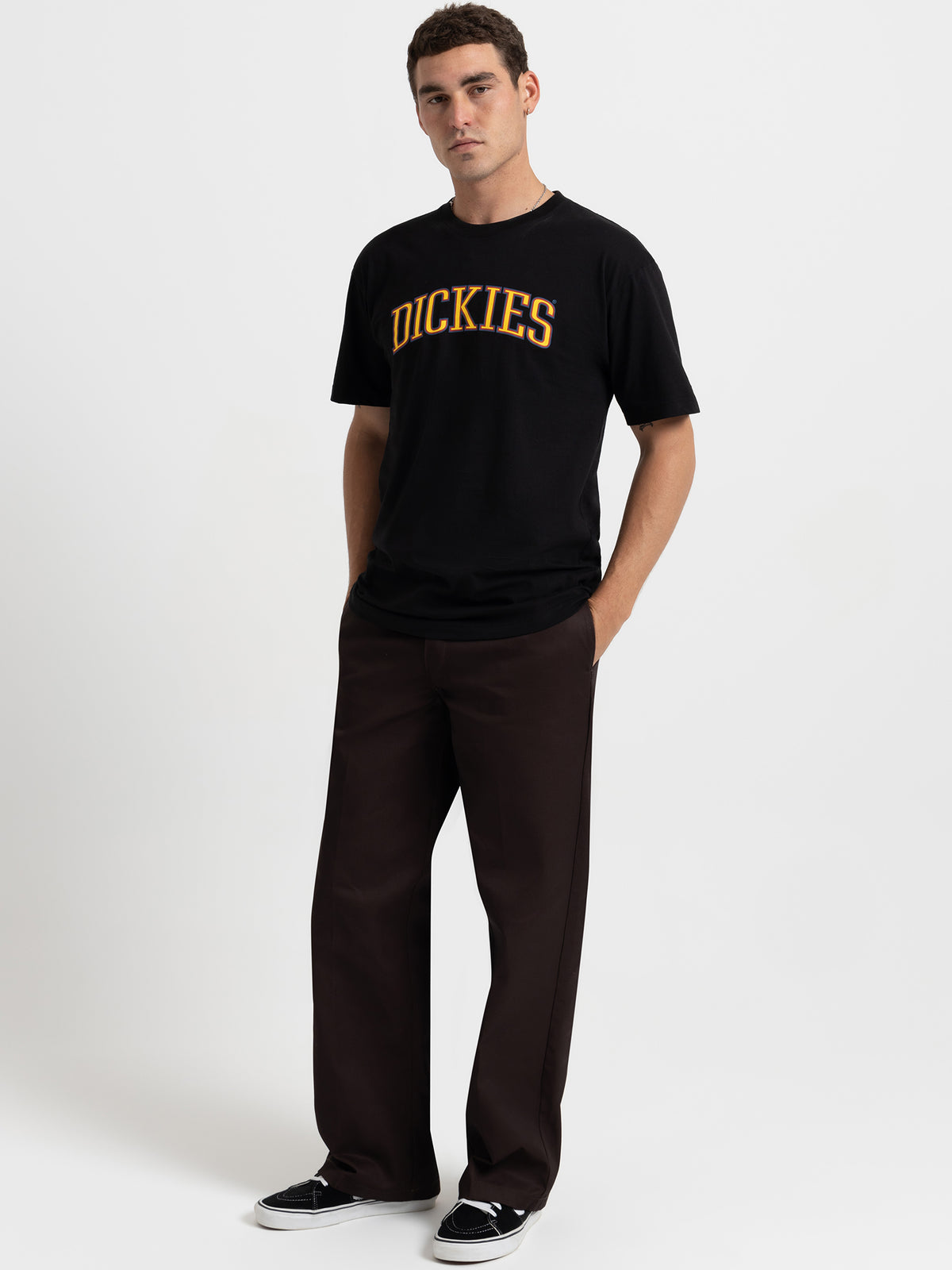 Dickies Super Baggy Loose Fit Pants in Brown | Brown