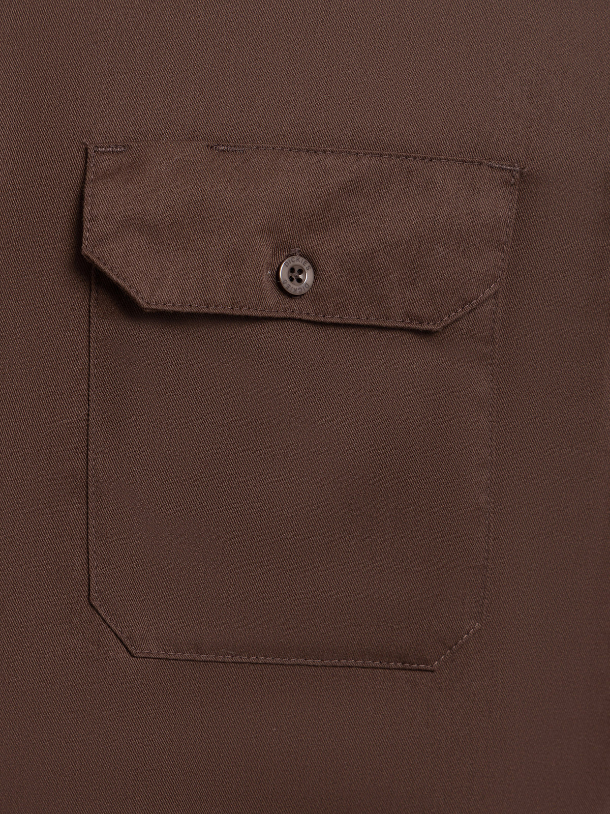 Dickies 574 Long Sleeve Shirt in Brown | Brown