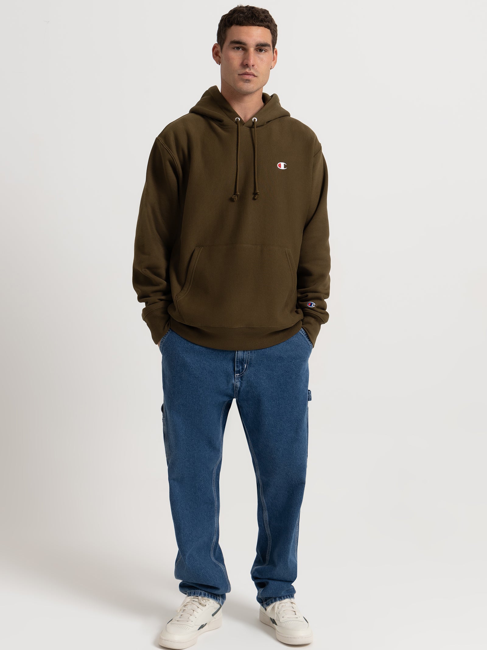 Hiker green best sale champion hoodie