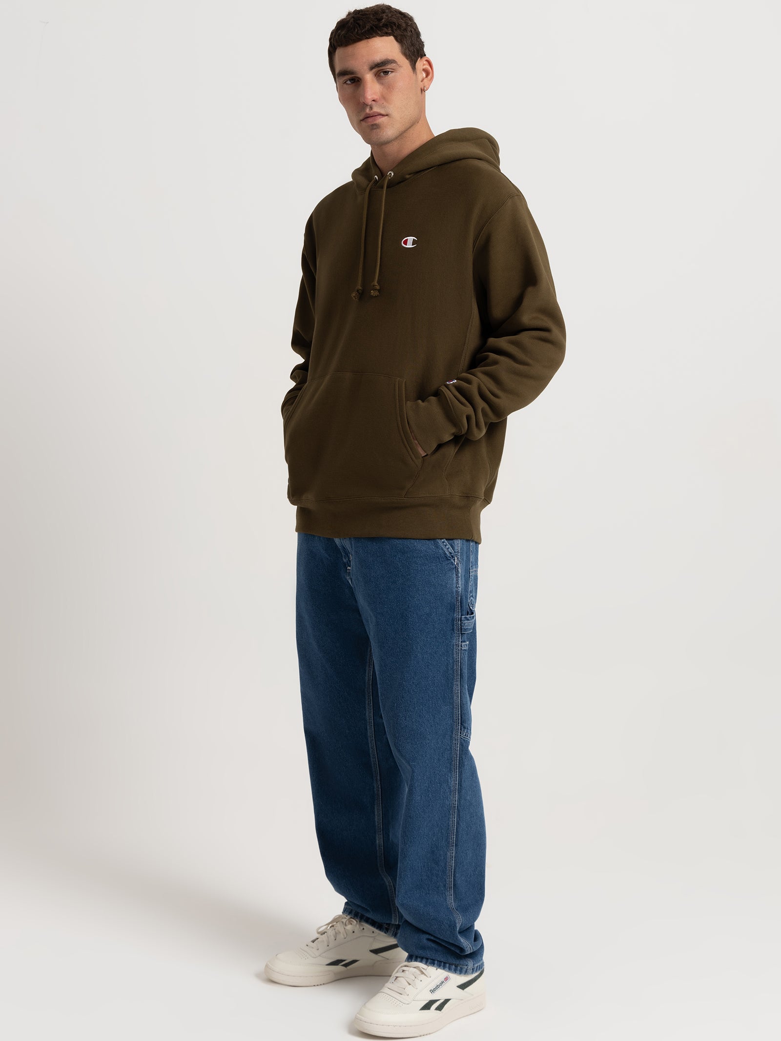 Champion hoodie hiker clearance green