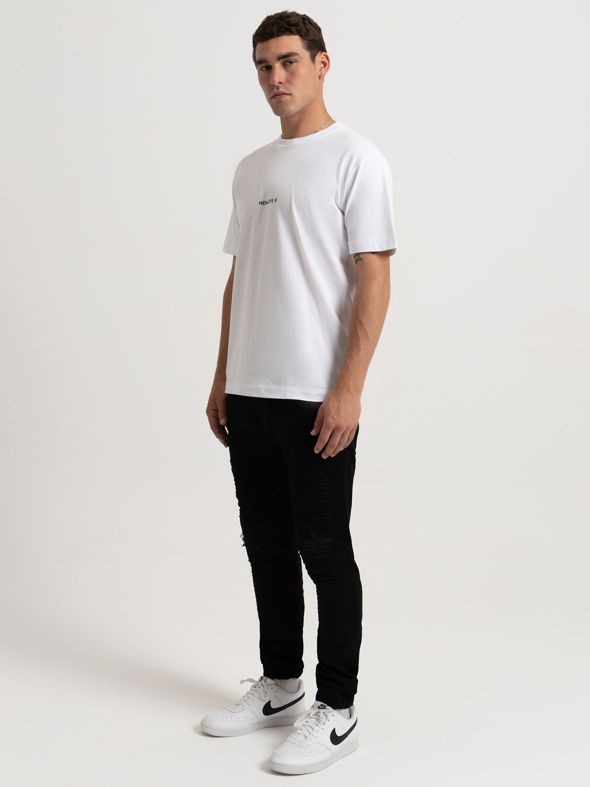 Henleys Team Spirit T-Shirt in White | White