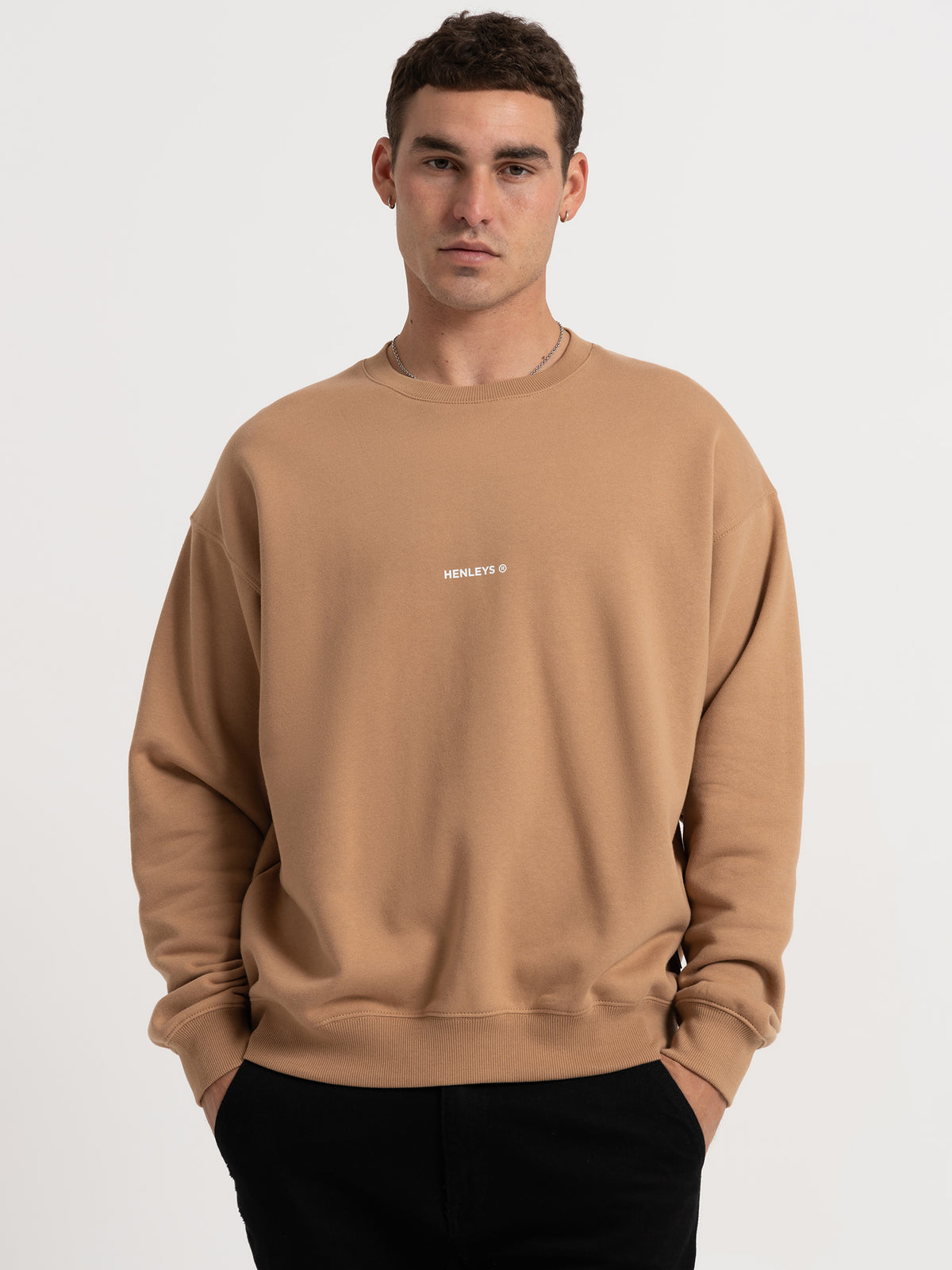 Henleys Team Spirit Crew in Mocha | Mocha