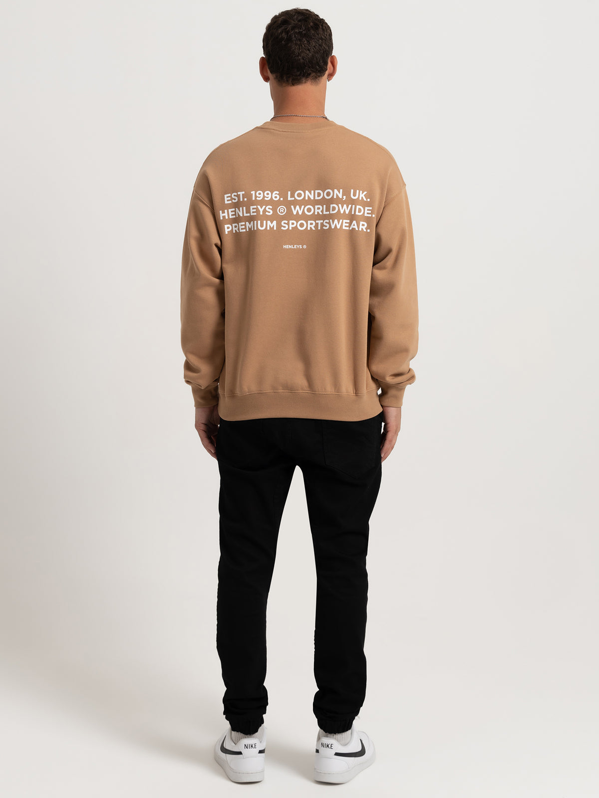 Henleys Team Spirit Crew in Mocha | Mocha