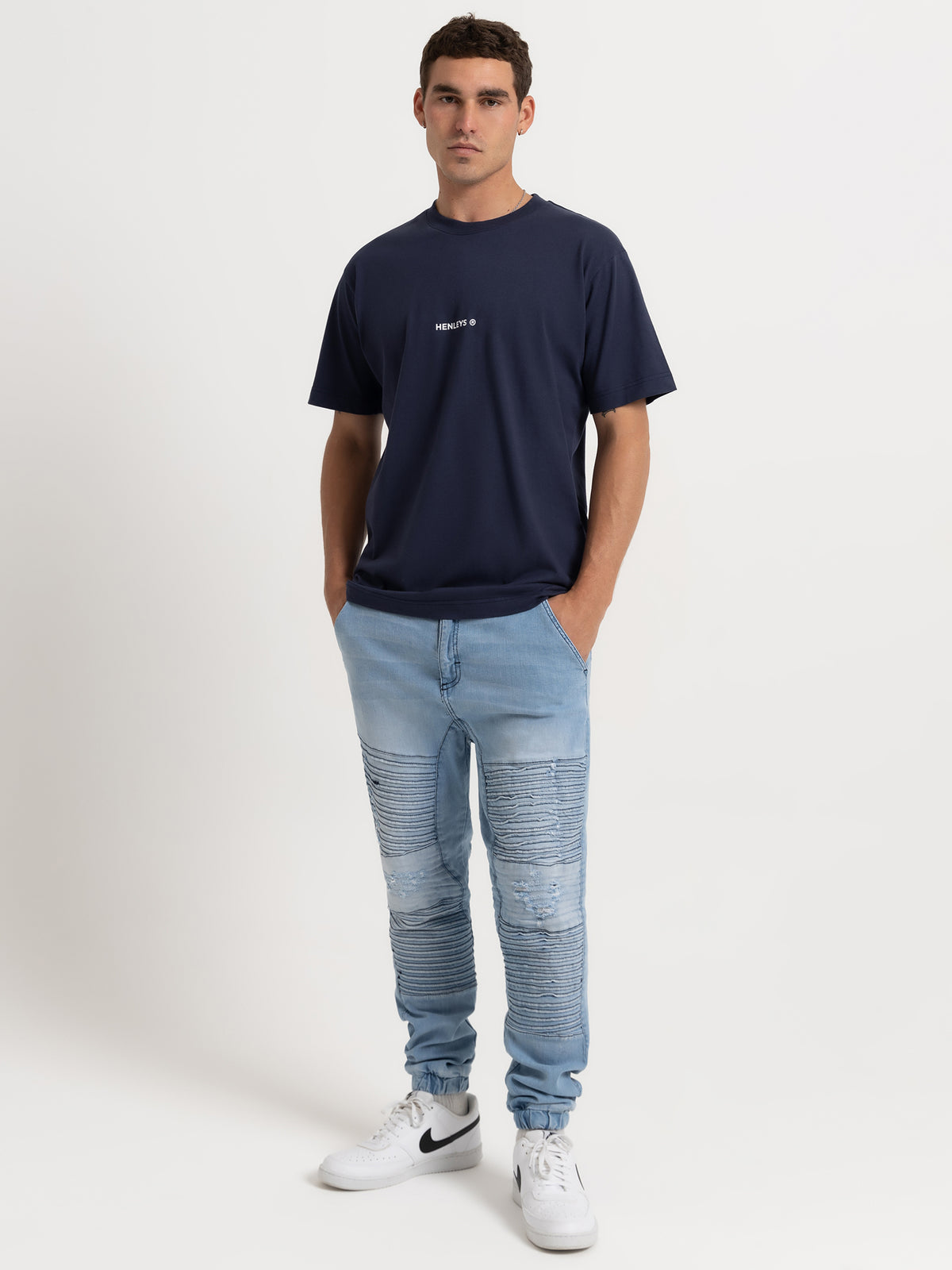 Henleys Team Spirit T-Shirt in Navy Blue | Navy