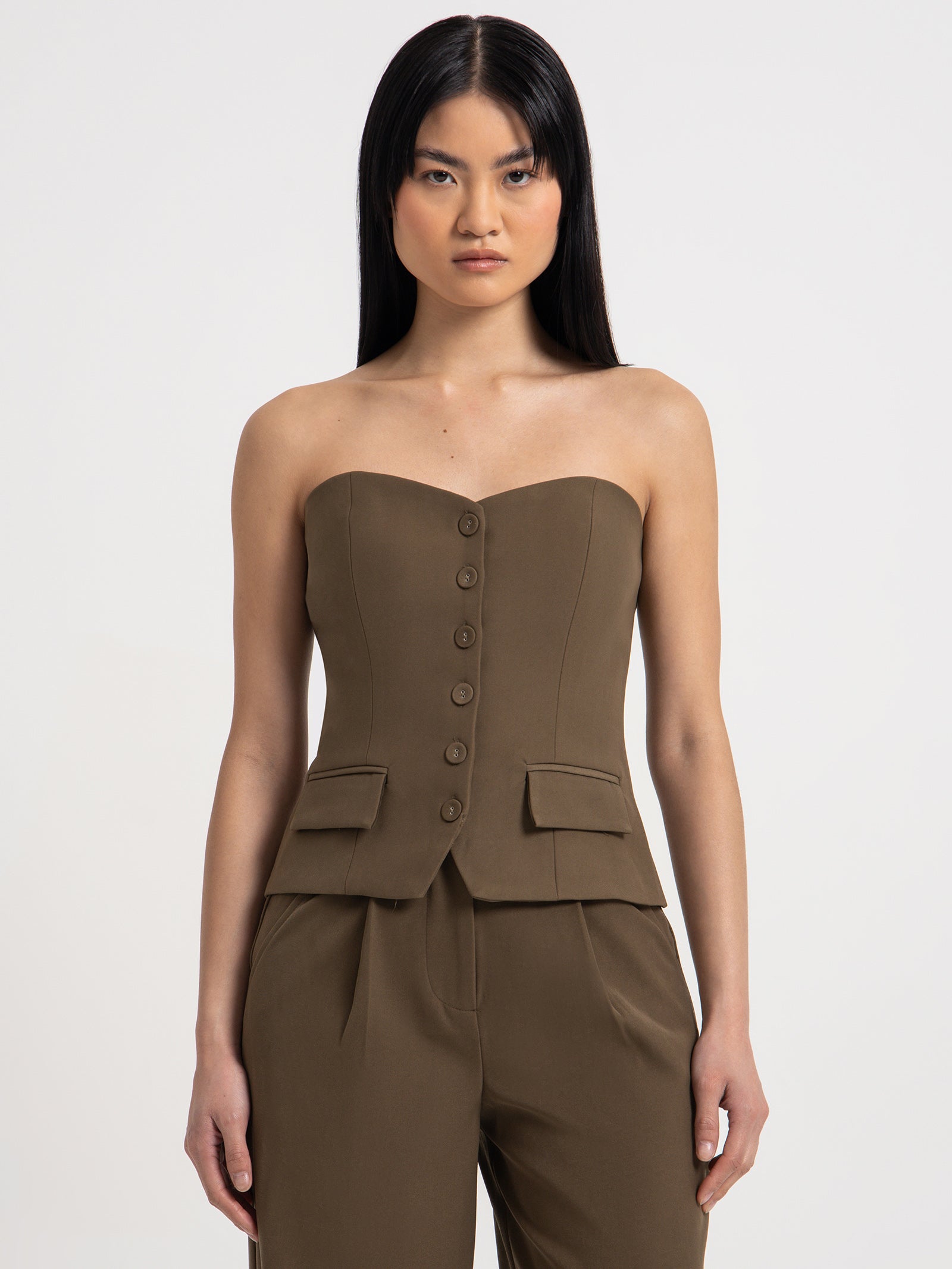 Hart Bodice in Light Khaki