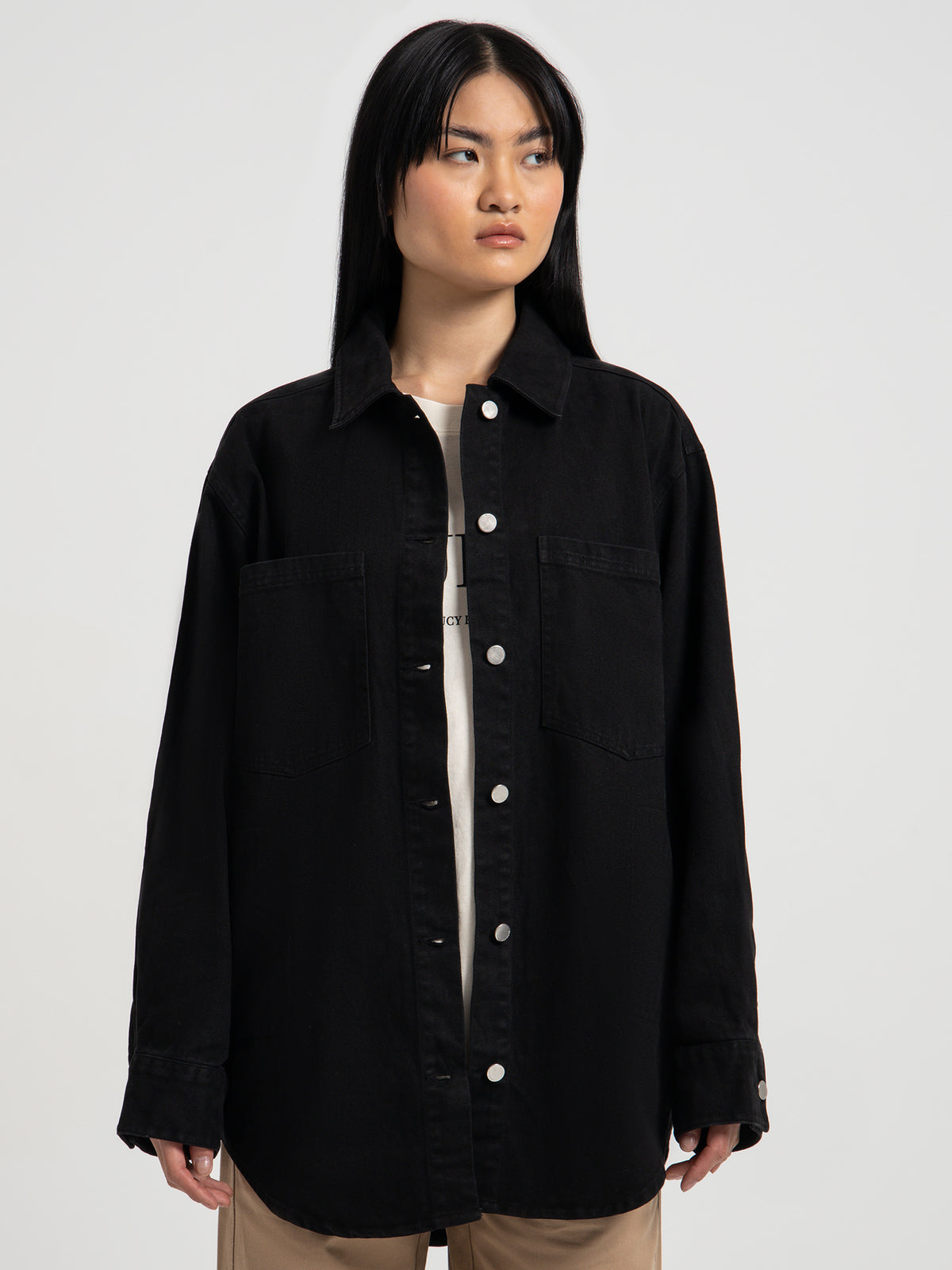 Nude Lucy Noa Denim Jacket in Black | Black