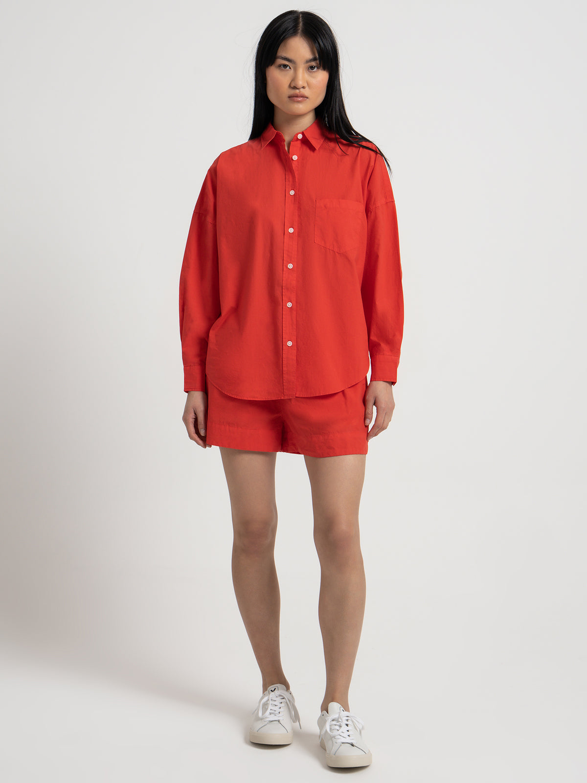 Lmnd Chiara Shirt in Watermelon Red | Watermelon