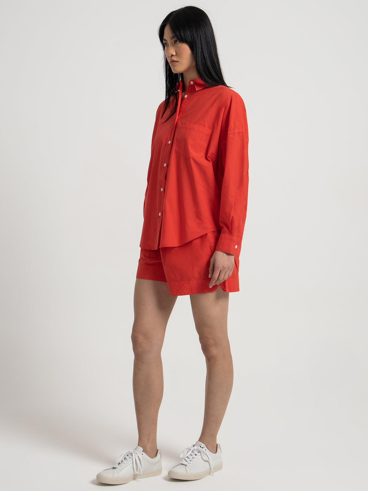 Lmnd Chiara Shirt in Watermelon Red | Watermelon