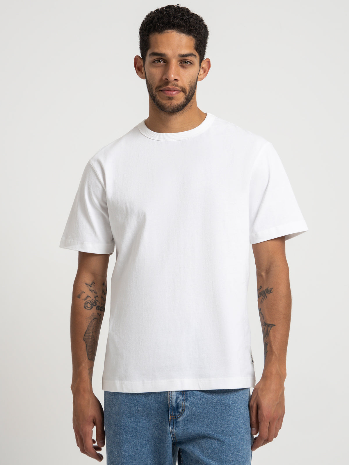 Article One Heavyweight Crew T-Shirt in White | White