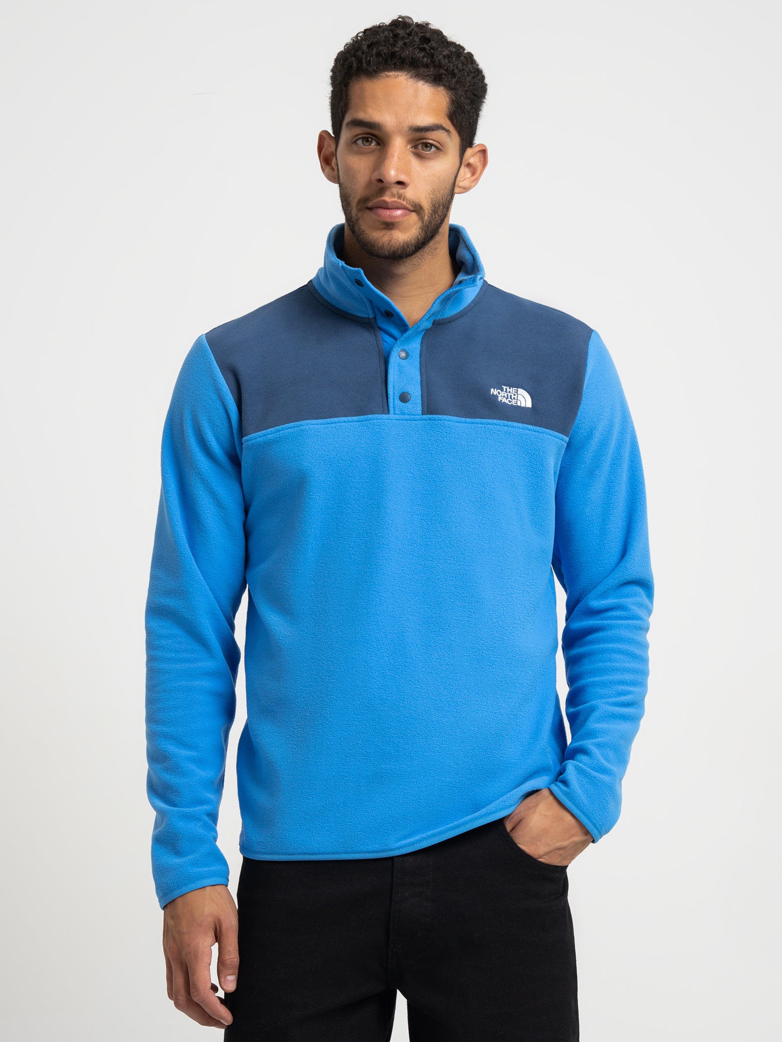 TKA Glacier 1/4 Snap Pullover in Blue