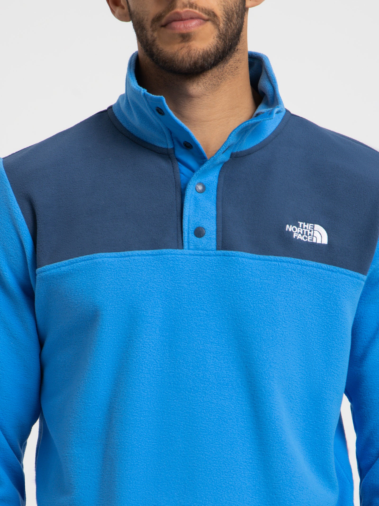 TKA Glacier 1/4 Snap Pullover in Blue