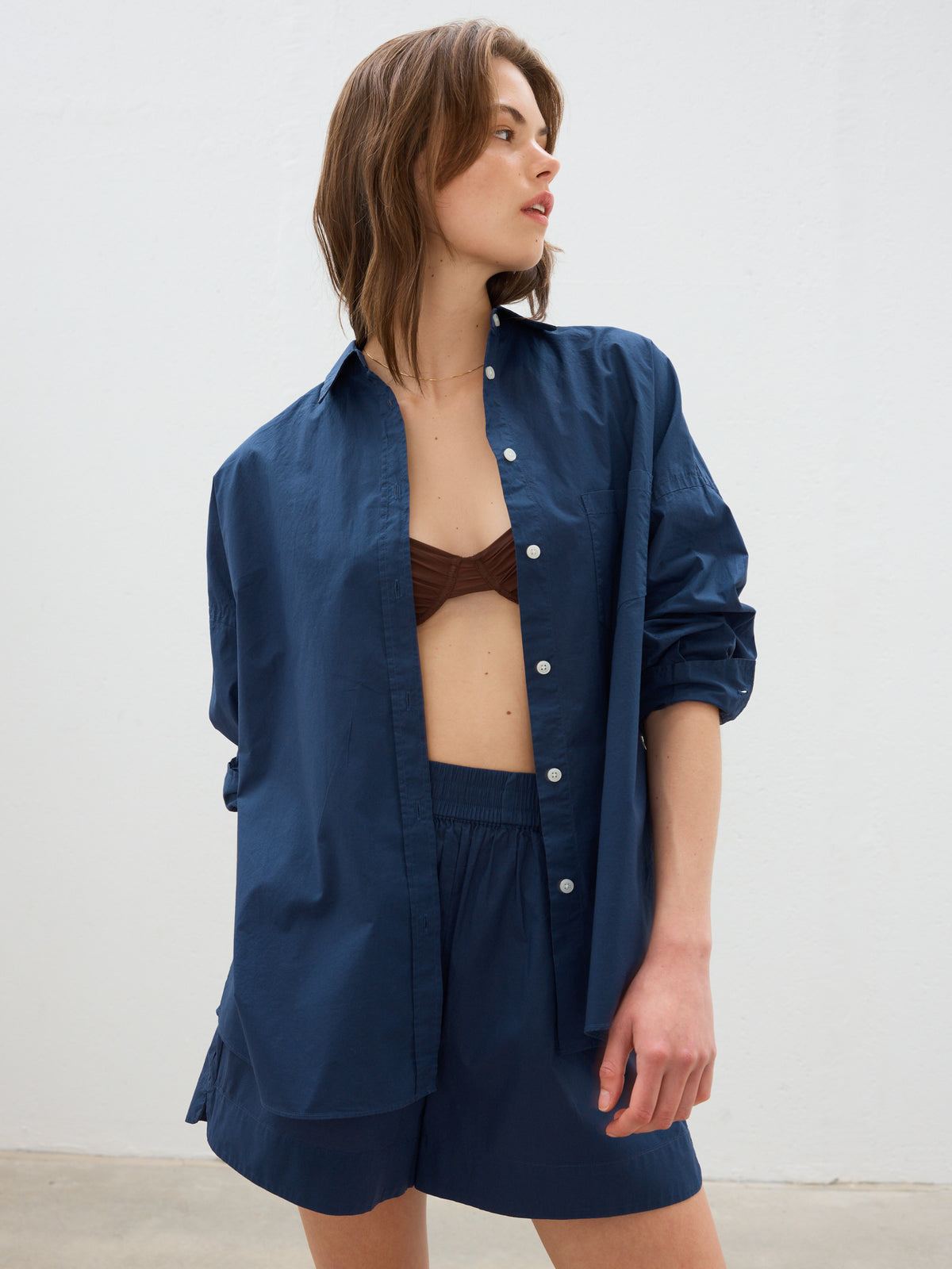 Lmnd The Chiara Shirt in Navy | Navy