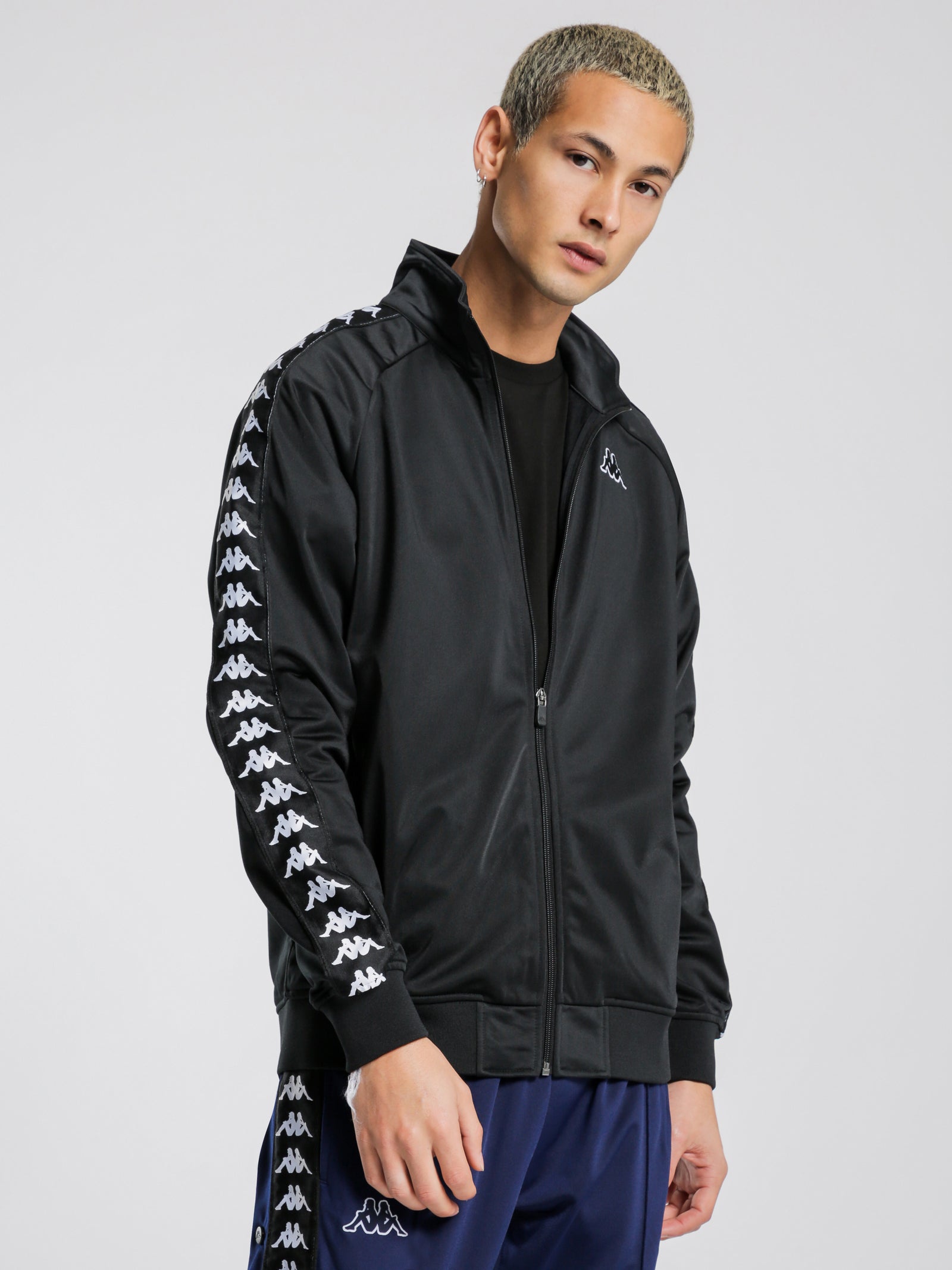 Kappa slim track jacket best sale