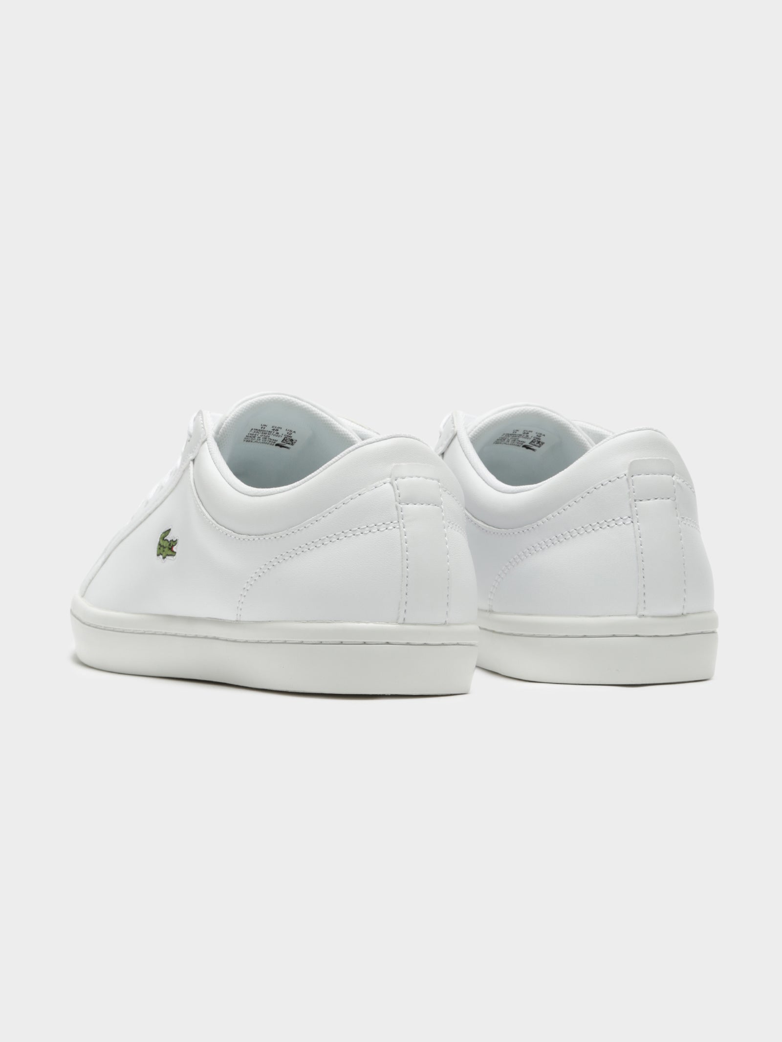 Lacoste straightset 317 womens hot sale white