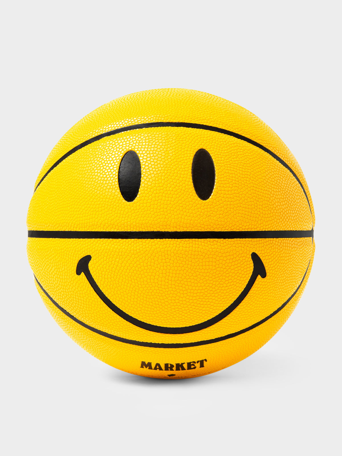 Market Smiley Basketball in Yellow | Yellow
