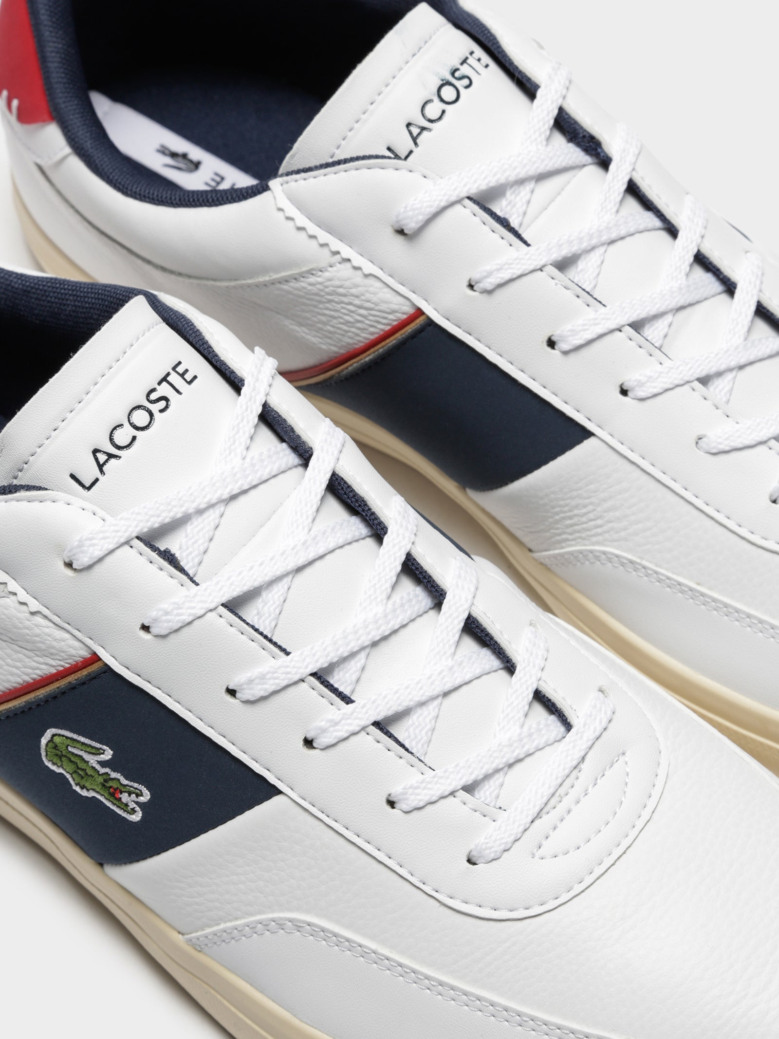 Lacoste court master outlet white navy