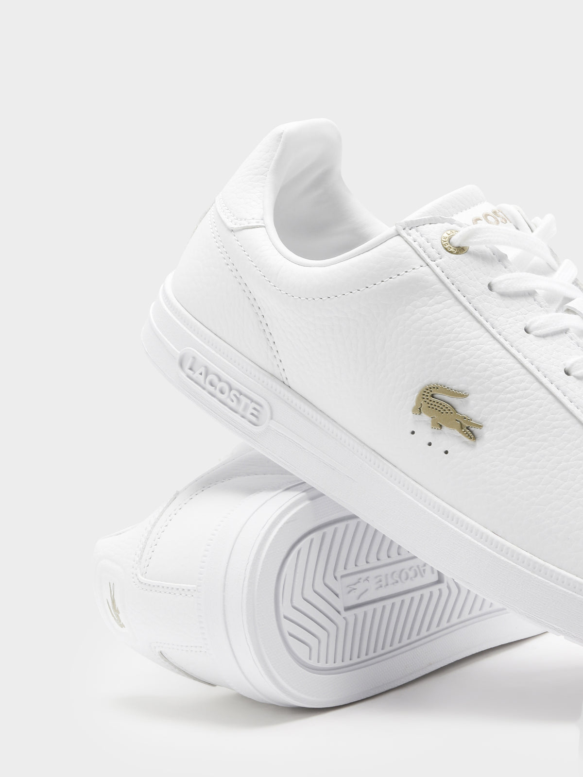 Lacoste Mens Graduate Pro 123 Sneakers in White White Glue Store