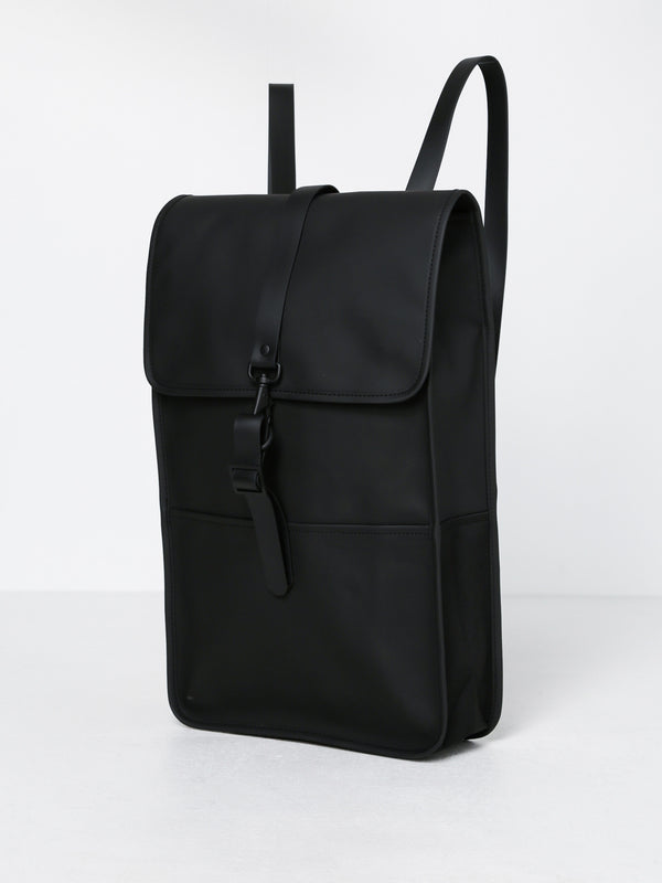 Rains Essential Backpack in Black Black | Glue Store