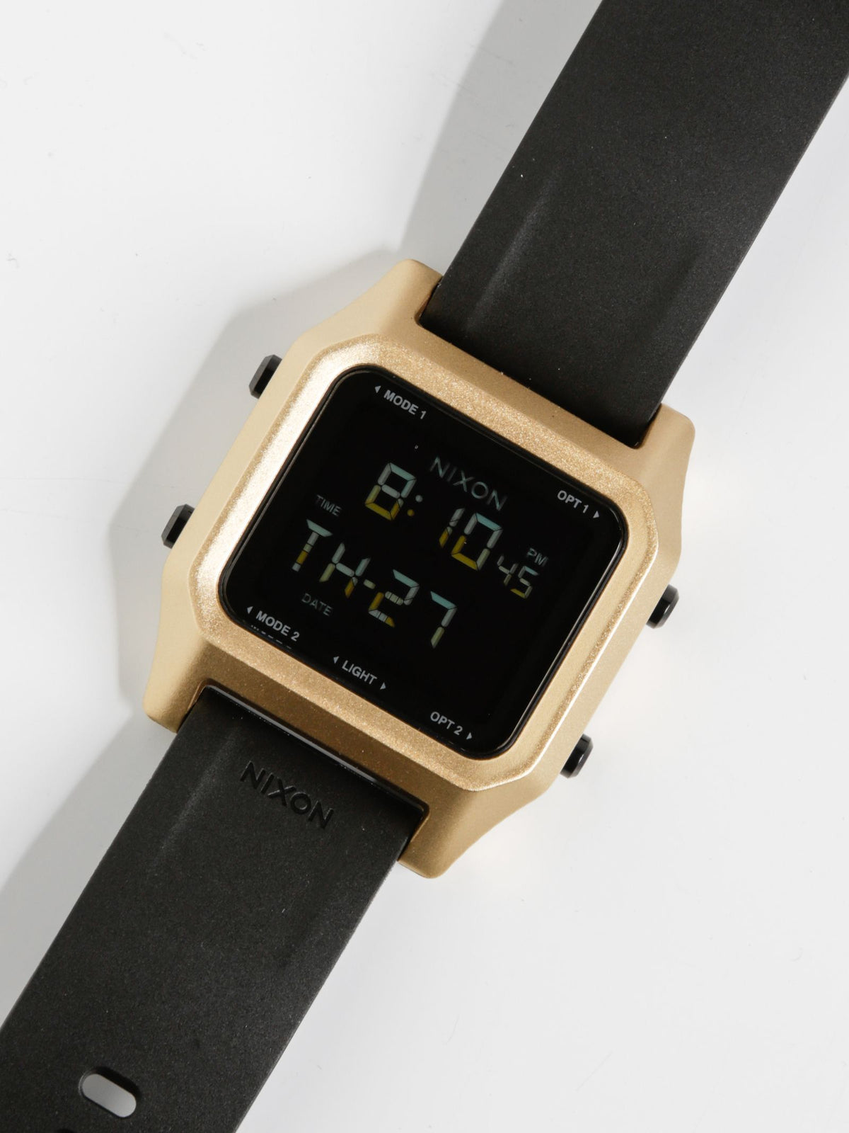 Nixon Unisex Staple Digital Watch in Black & Gold | OSFA