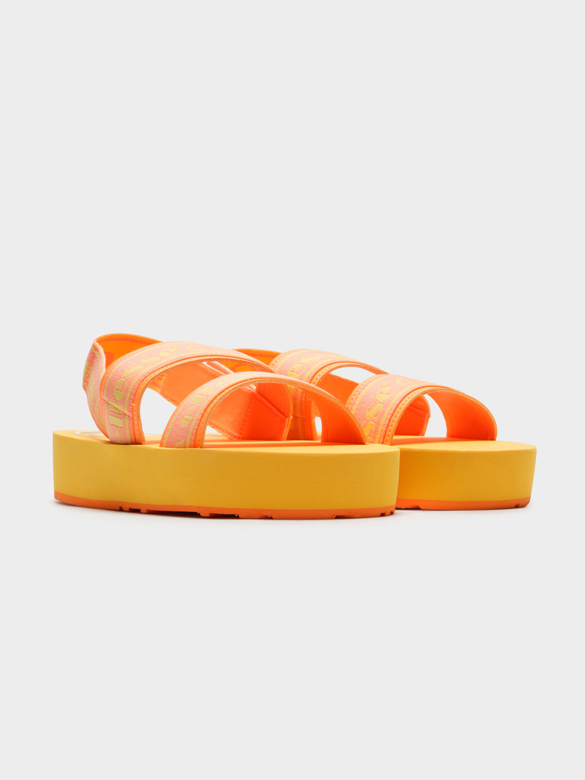 Ellesse Giglio Sandals in Orange | Neon Orange