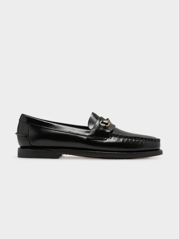 Sebago Womens Classic Joe Loafers in Black 902 black | Glue Store