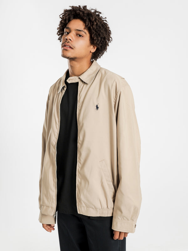 Windbreaker Jacket in Khaki - Glue Store