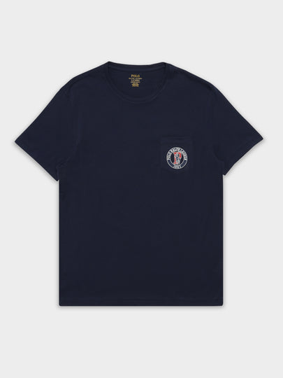 Polo 1967 Print T-Shirt in Navy Blue