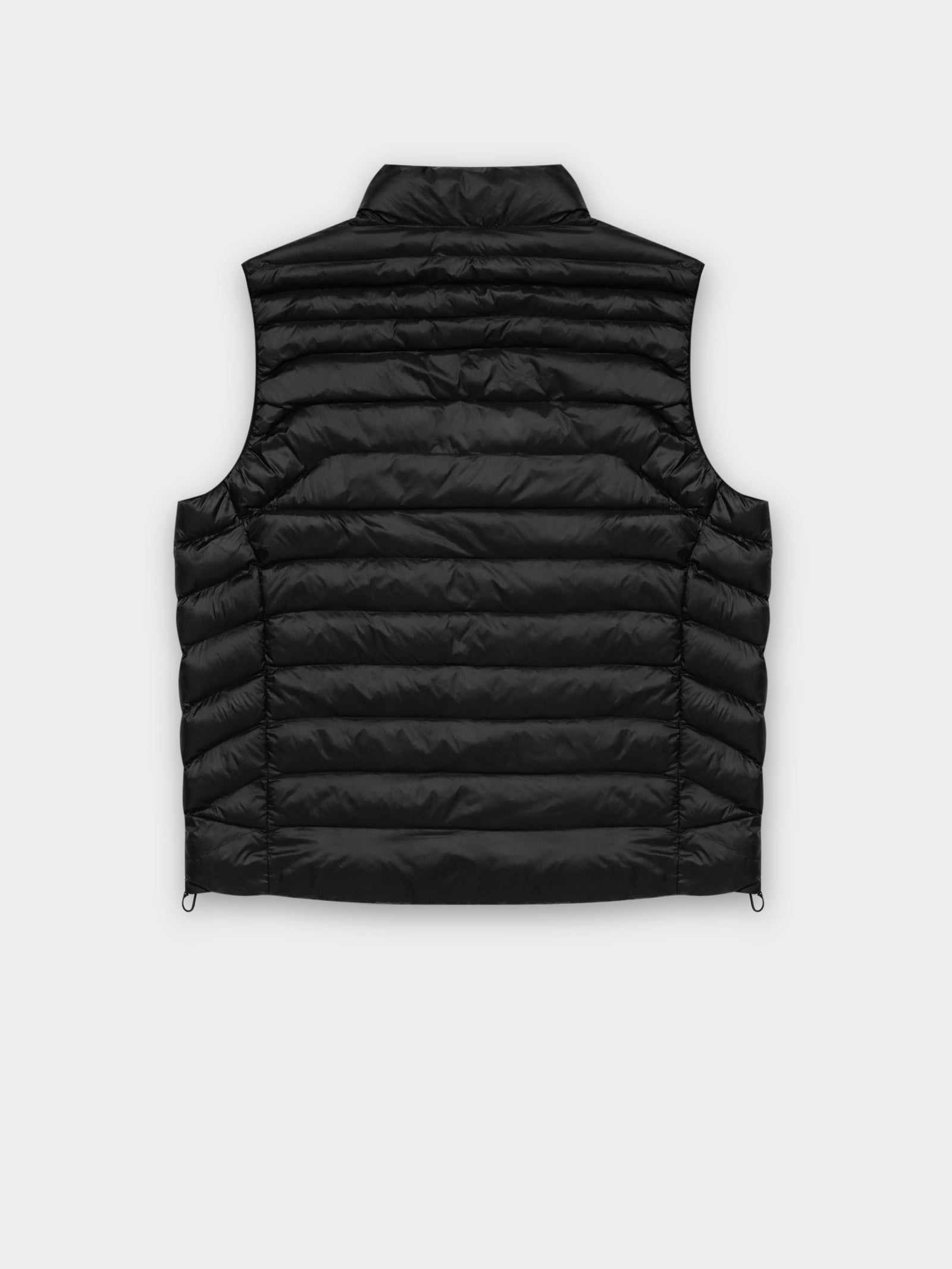 Recycled Lightweight Down Vest in Black