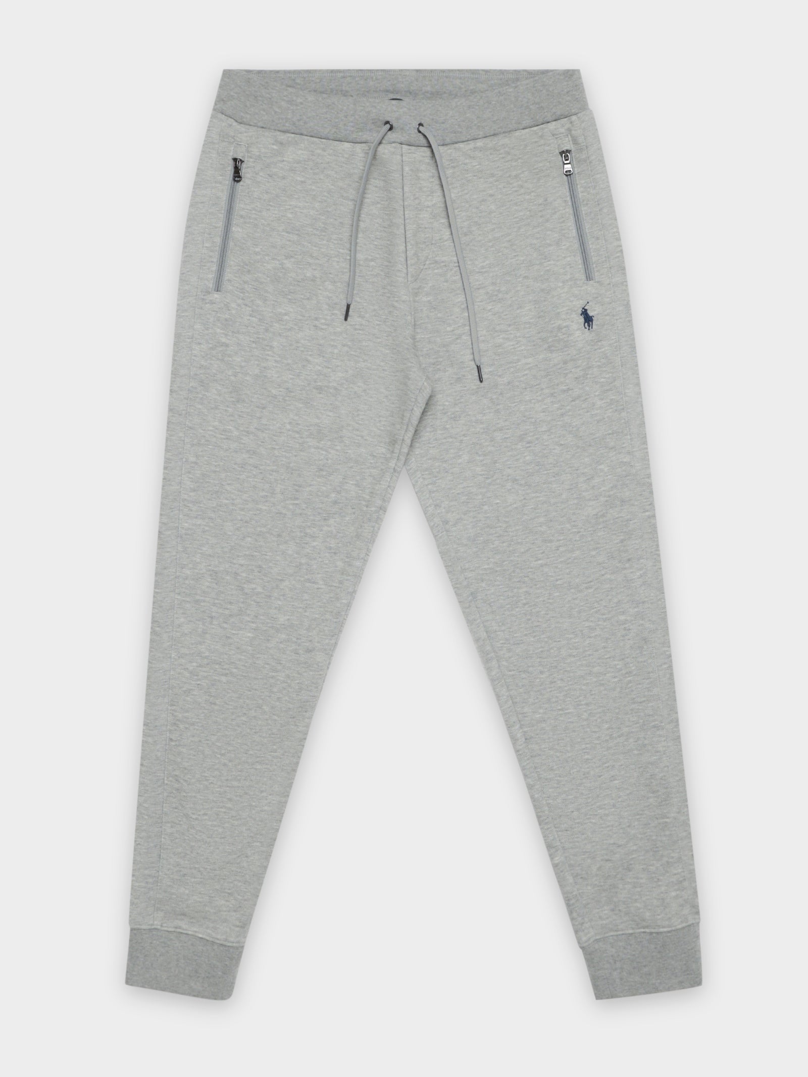 Polo Double Knit Jogger Pant in Grey