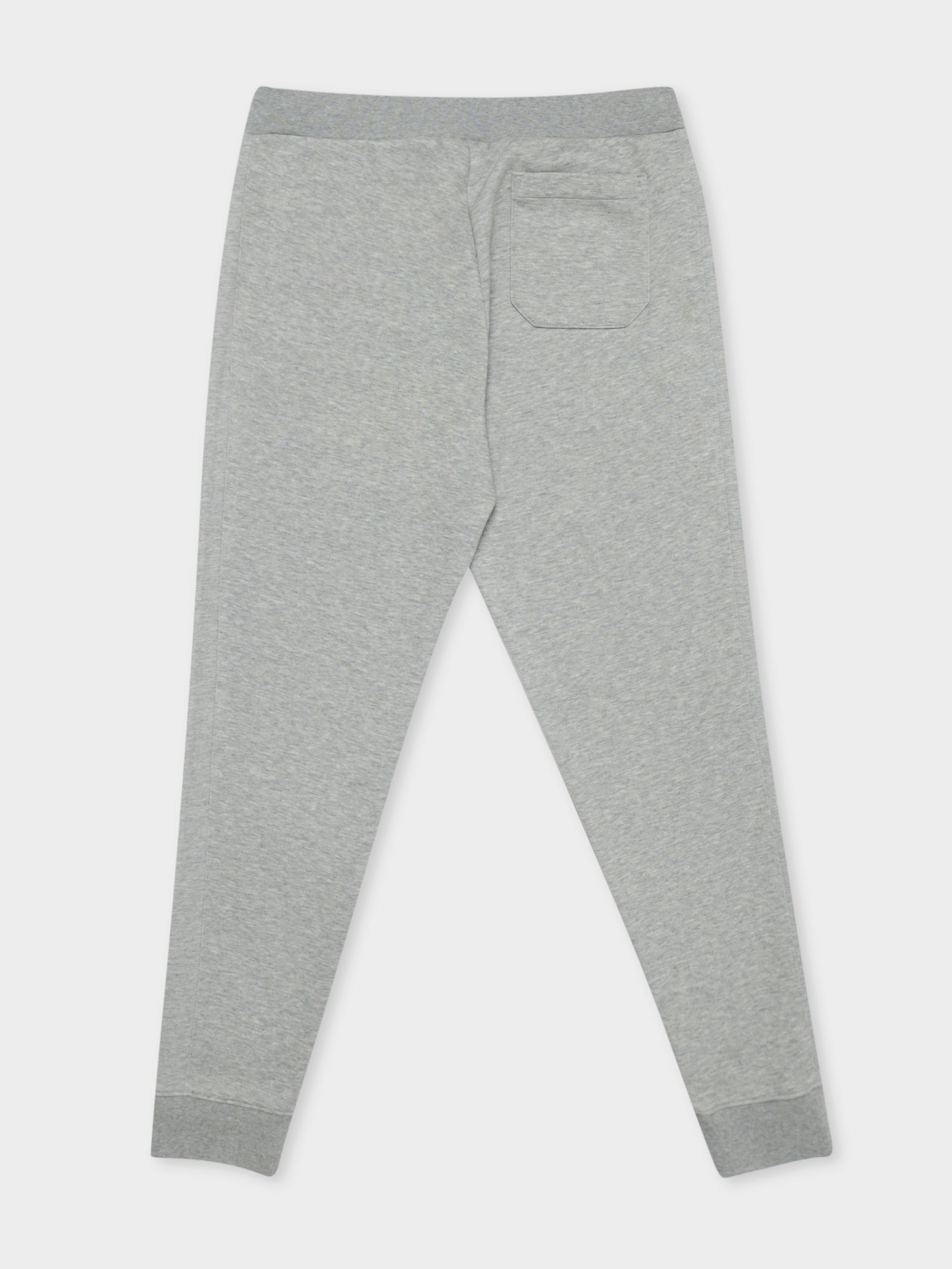 Polo Double Knit Jogger Pant in Grey