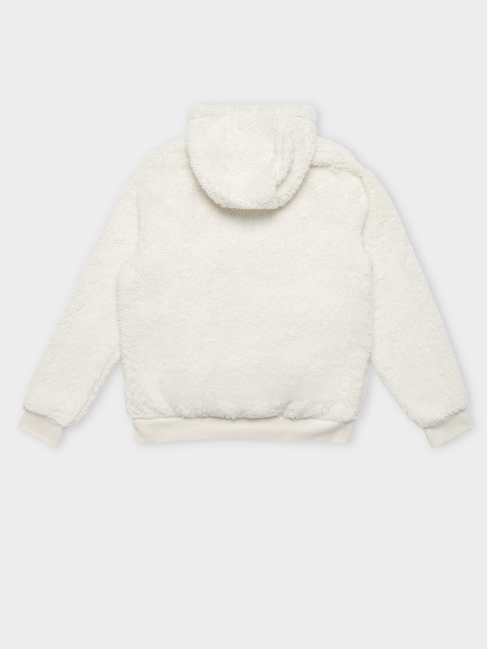 Polo Sport Borg Fleece Hoodie in White