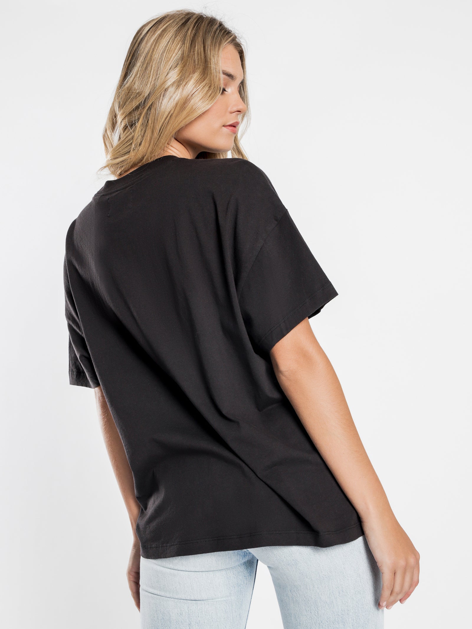 Abrand A Oversized Vintage T-Shirt in Faded Black Black | Glue Store