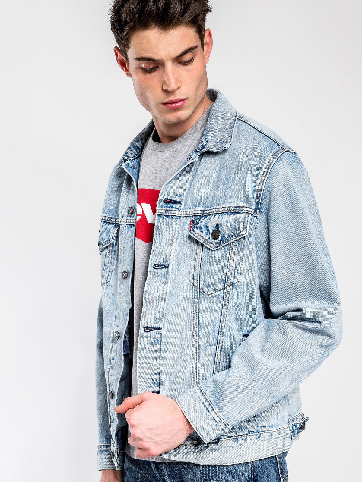 Levis Trucker Jacket in Virgil Blue | Denim