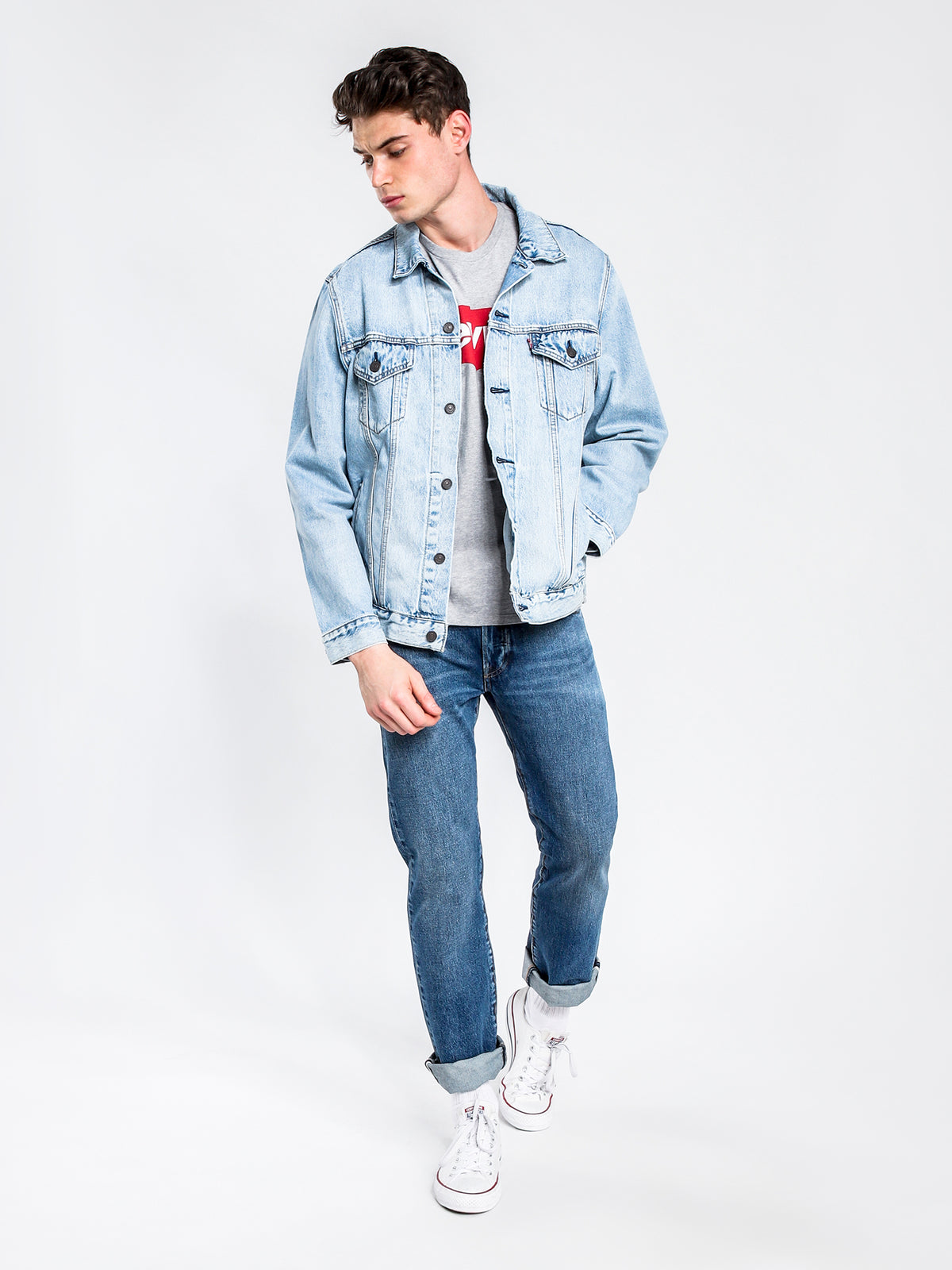 Levis Trucker Jacket in Virgil Blue | Denim