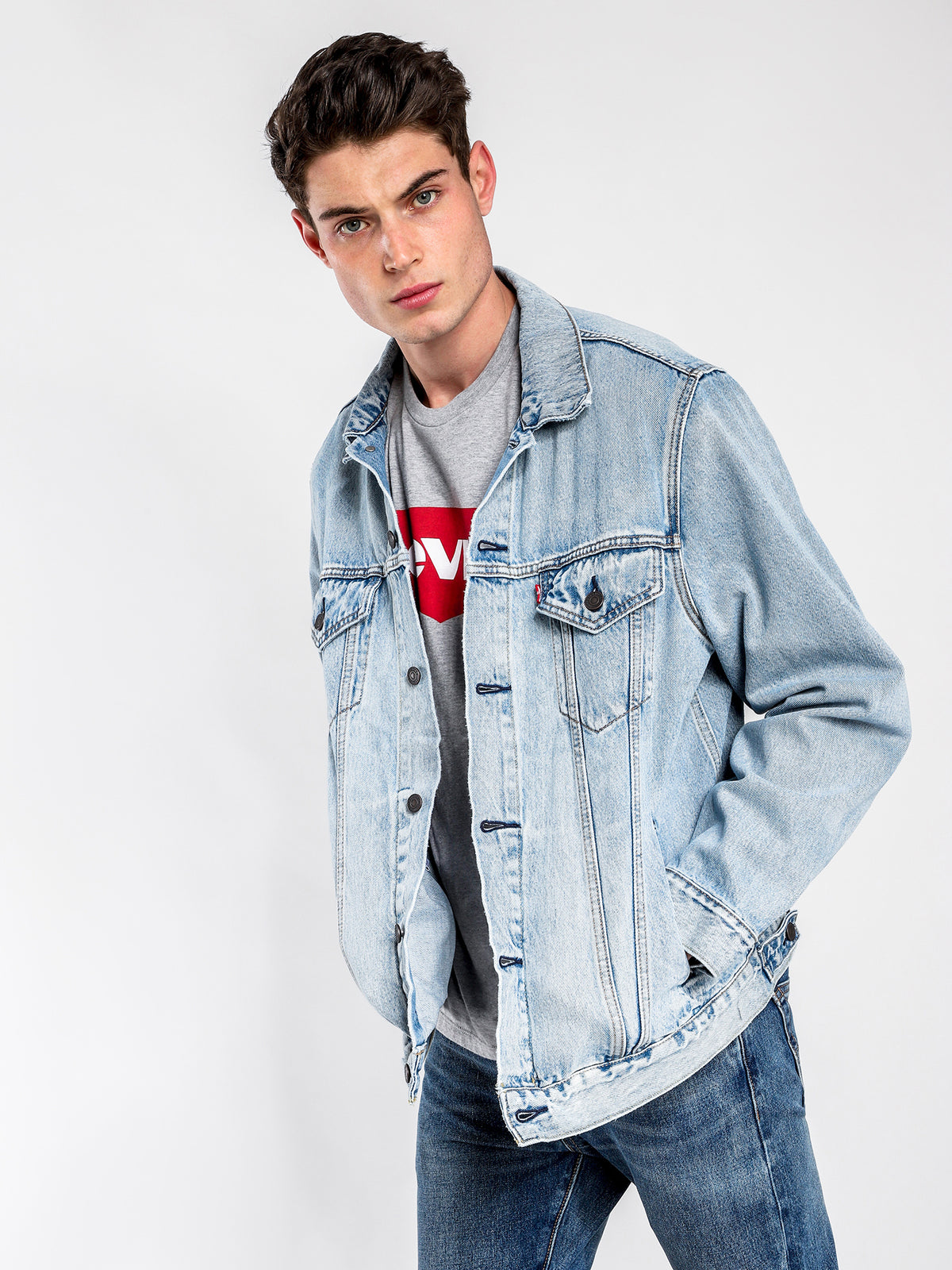 Levis Trucker Jacket in Virgil Blue | Denim