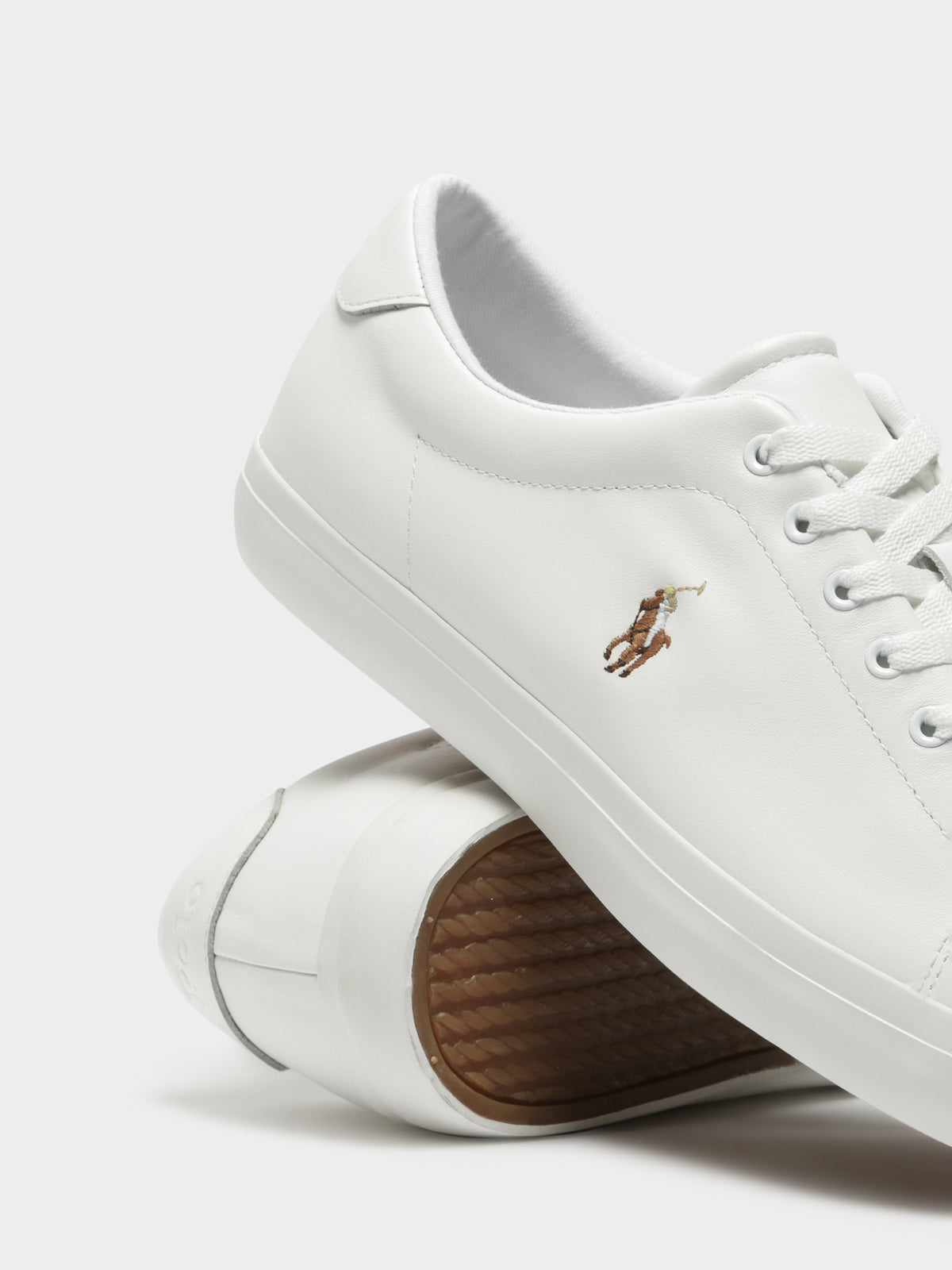 White sneakers hot sale ralph lauren