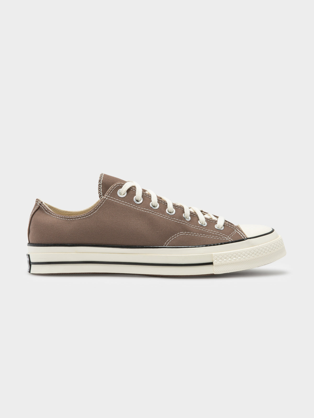 Converse Unisex Chuck 70 Ox Low Sneakers in Brown & White | Brown/Whit