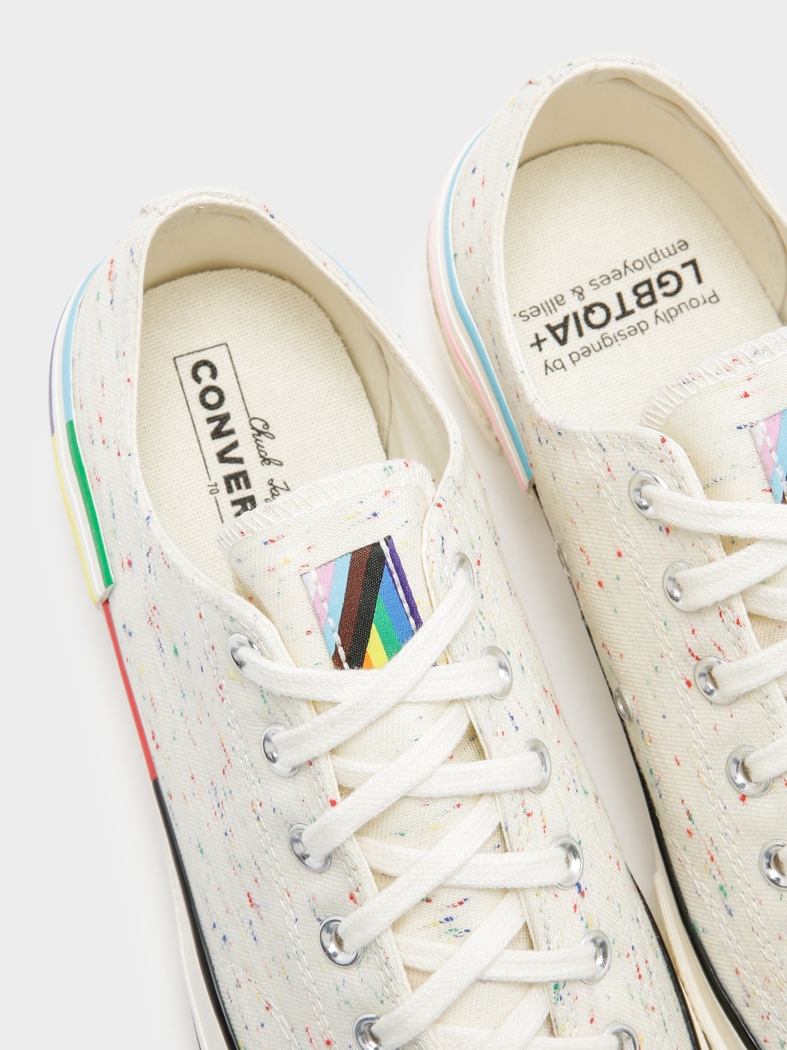 Unisex Chuck 70 Pride Low Sneakers in Rainbow