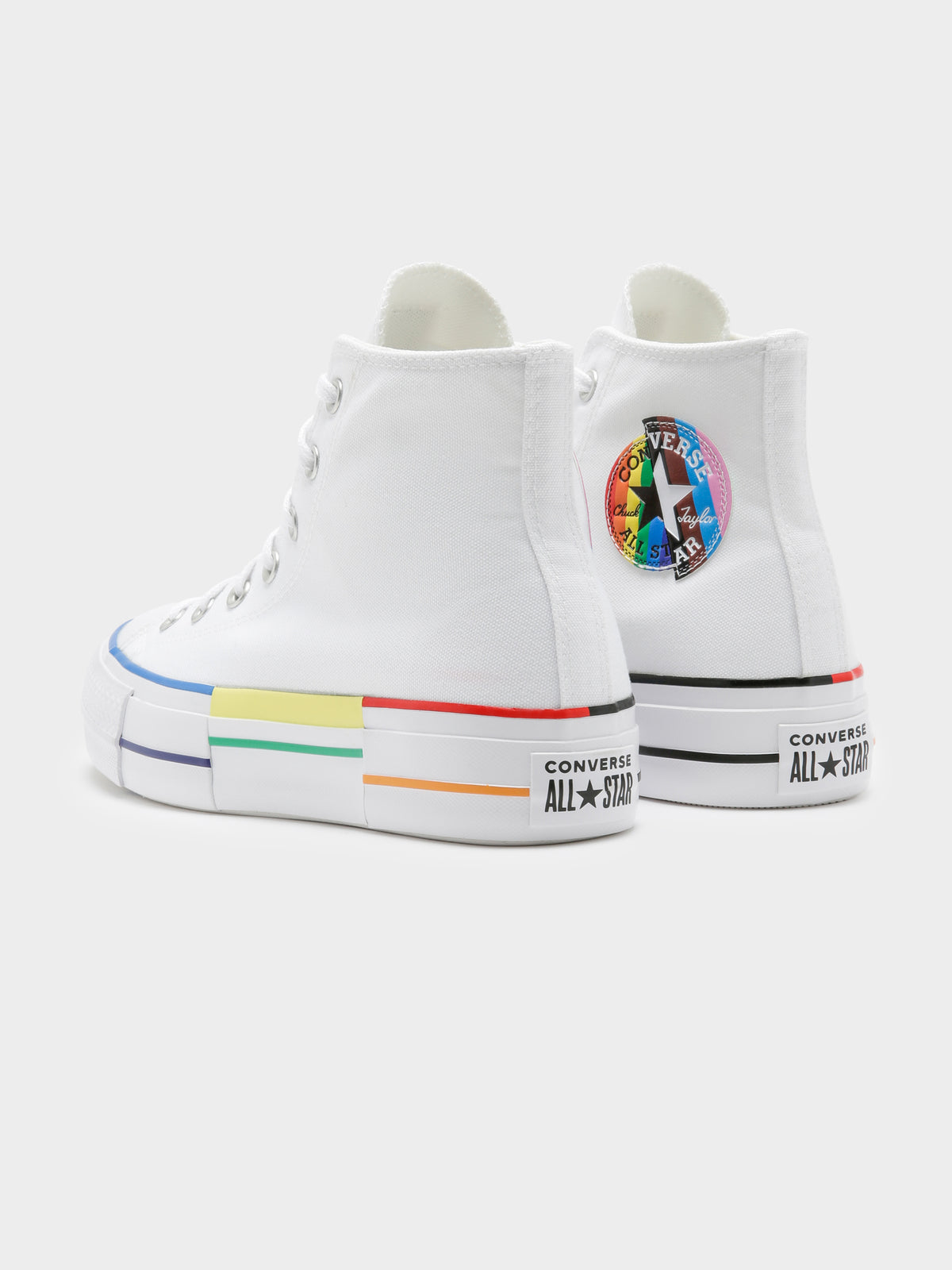 Chuck taylor all star lift outlet rainbow