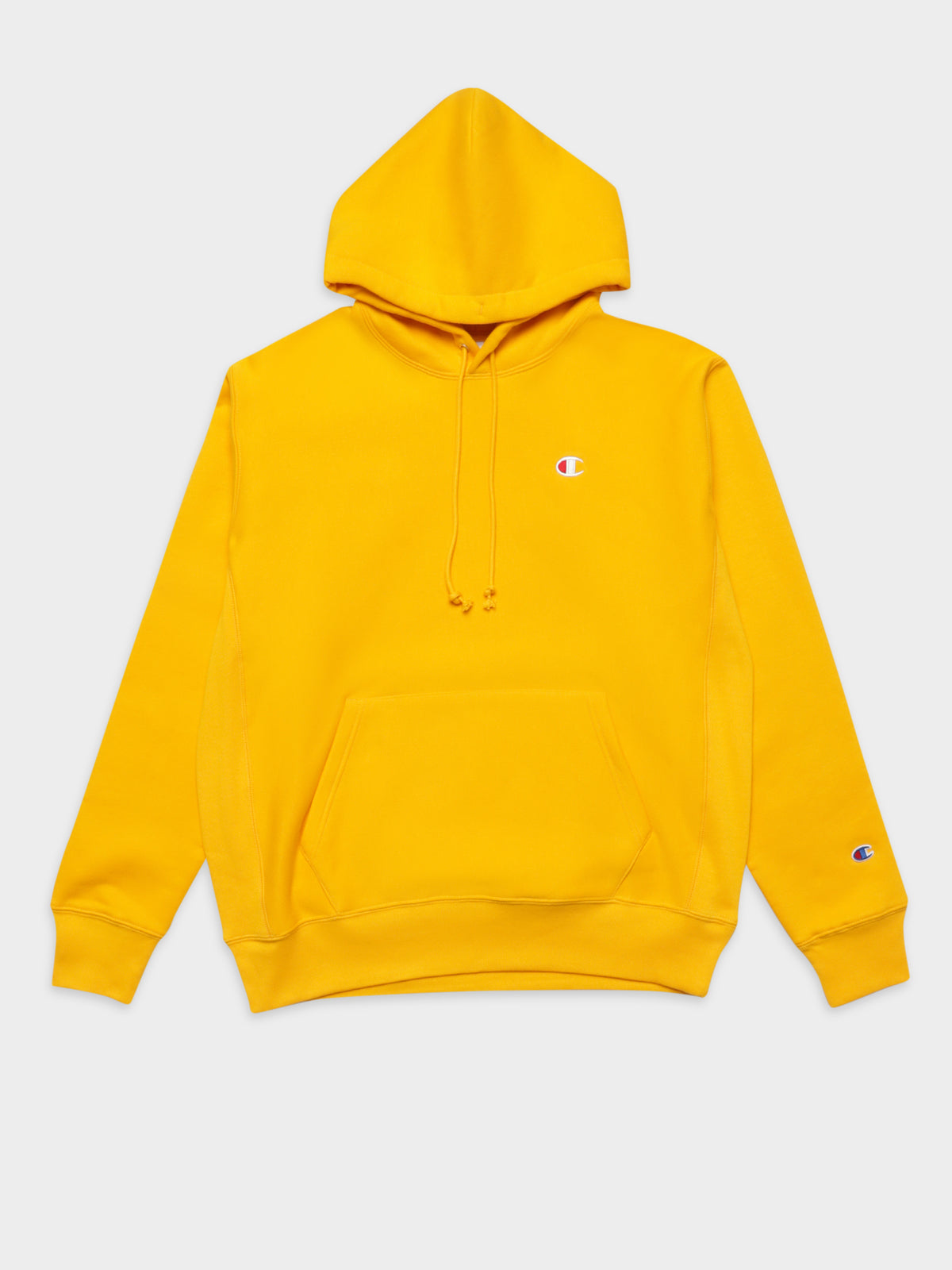 Champion Reverse Weave Hoodie in Yellow | Yellow