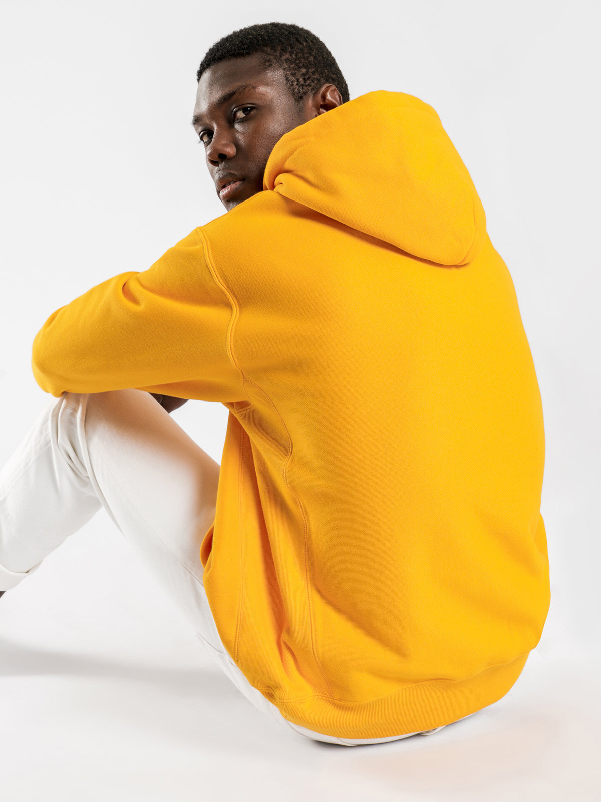 Champion Reverse Weave Hoodie in Yellow | Yellow