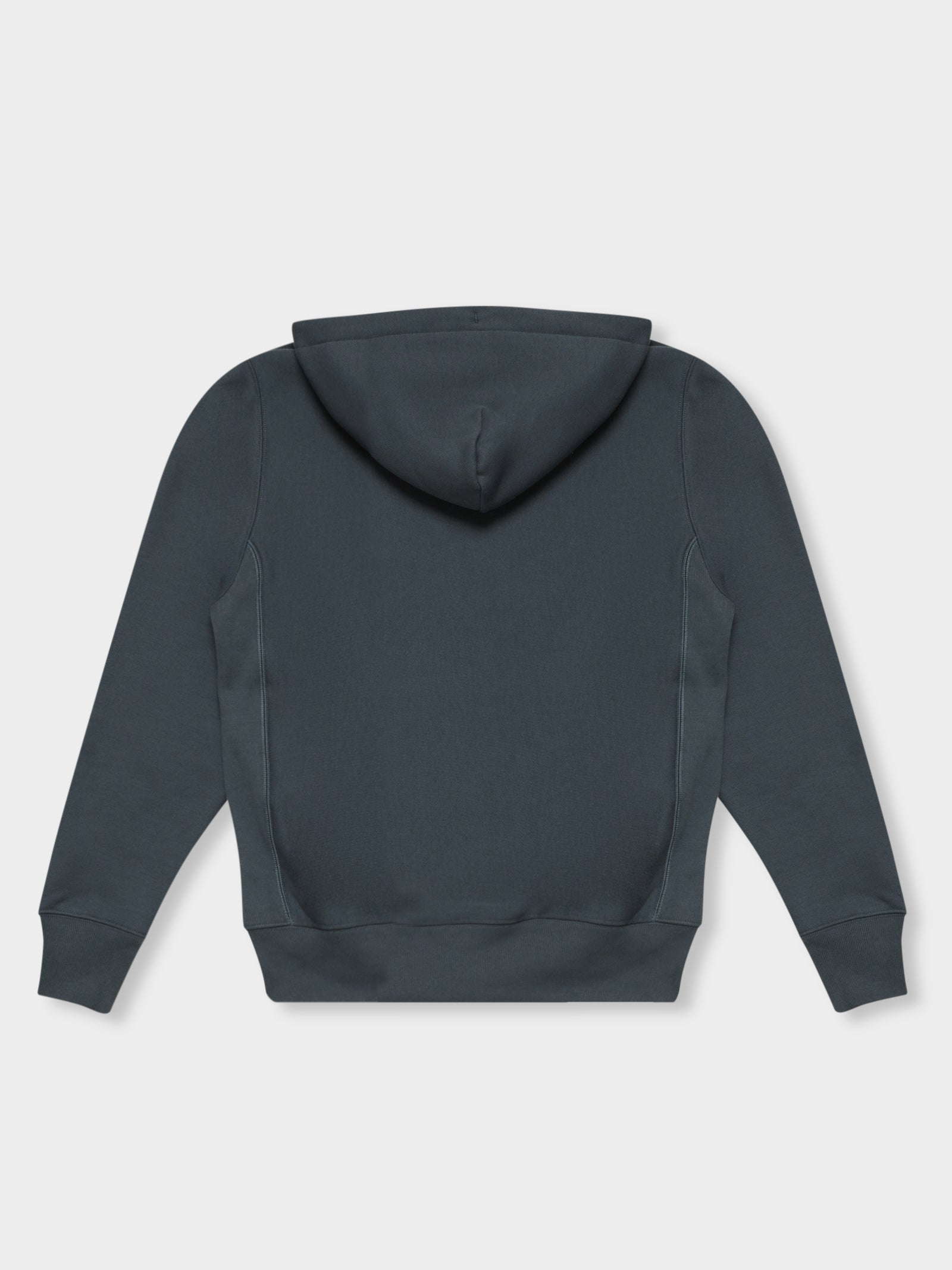 Reverse Weave Hoodie in Dark Grey