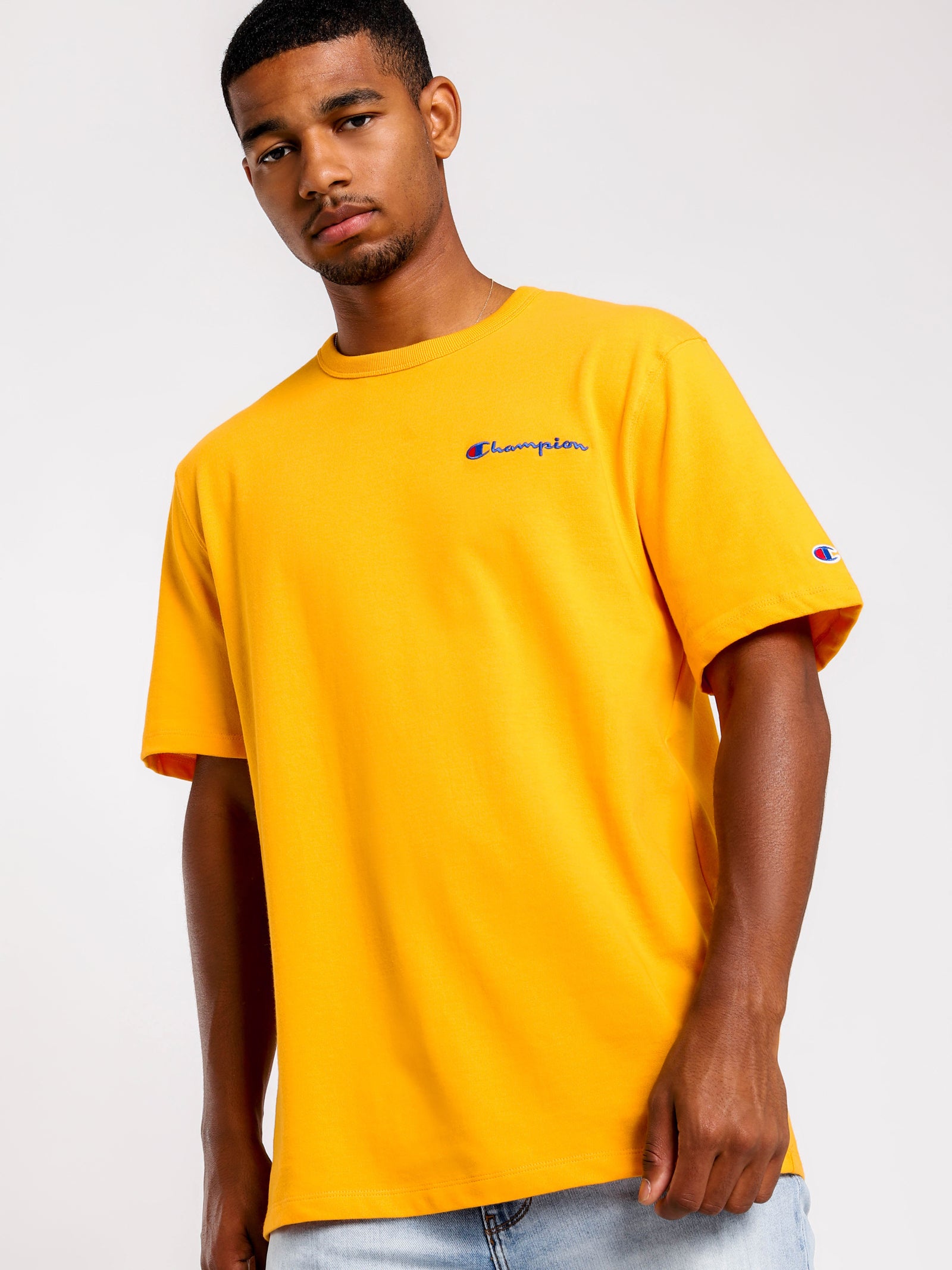 Champion heritage 2025 tee yellow