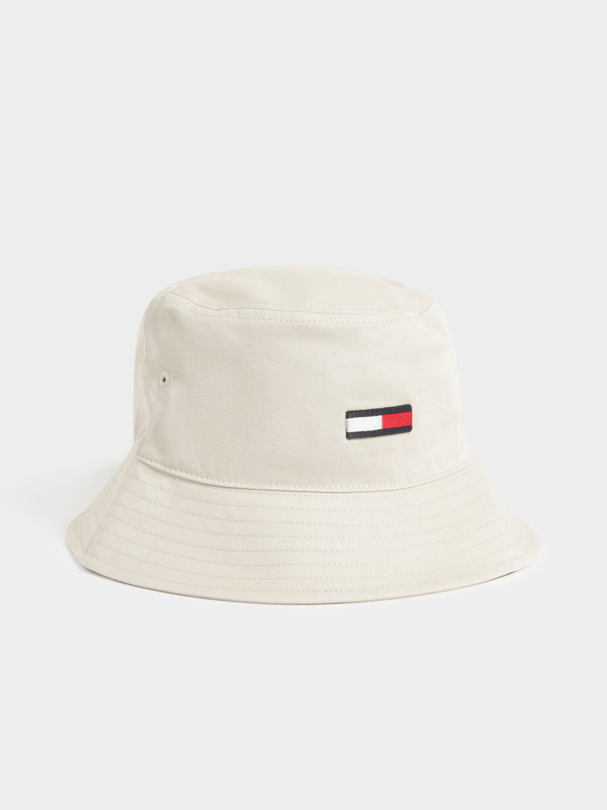 Tommy Hilfiger Flag Bucket Hat in Stone | Stone