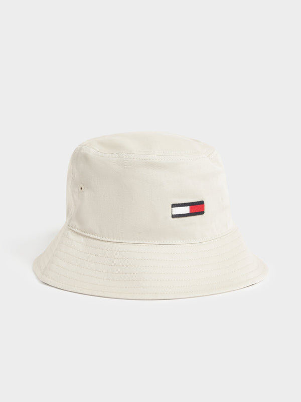 Tommy hilfiger Flag Bucket Hat in Stone Stone | Glue Store