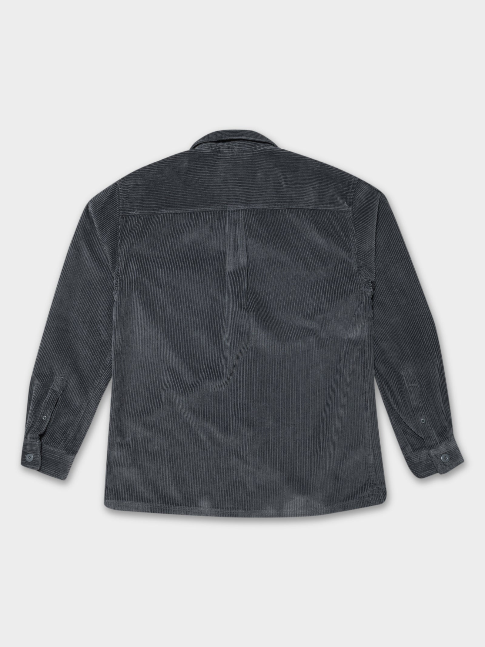 Oakes Cord Overshirt in Mineral Blue