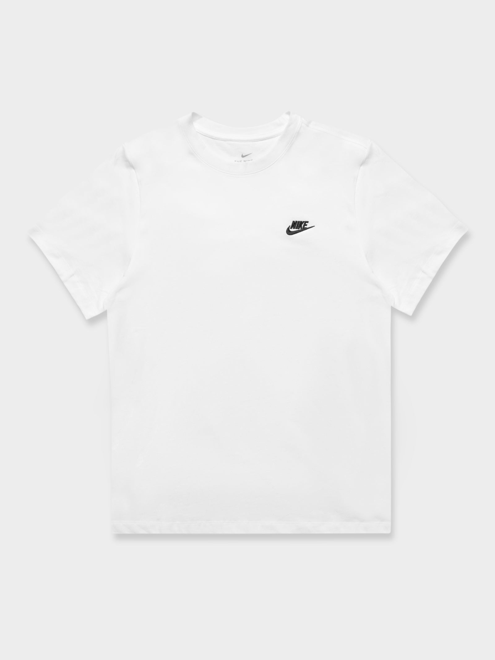 Sportswear Club T-Shirt in White & Black - Glue Store